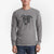 Aviator Vyncent the Greyhound - Men's Heavyweight 100% Cotton Long Sleeve