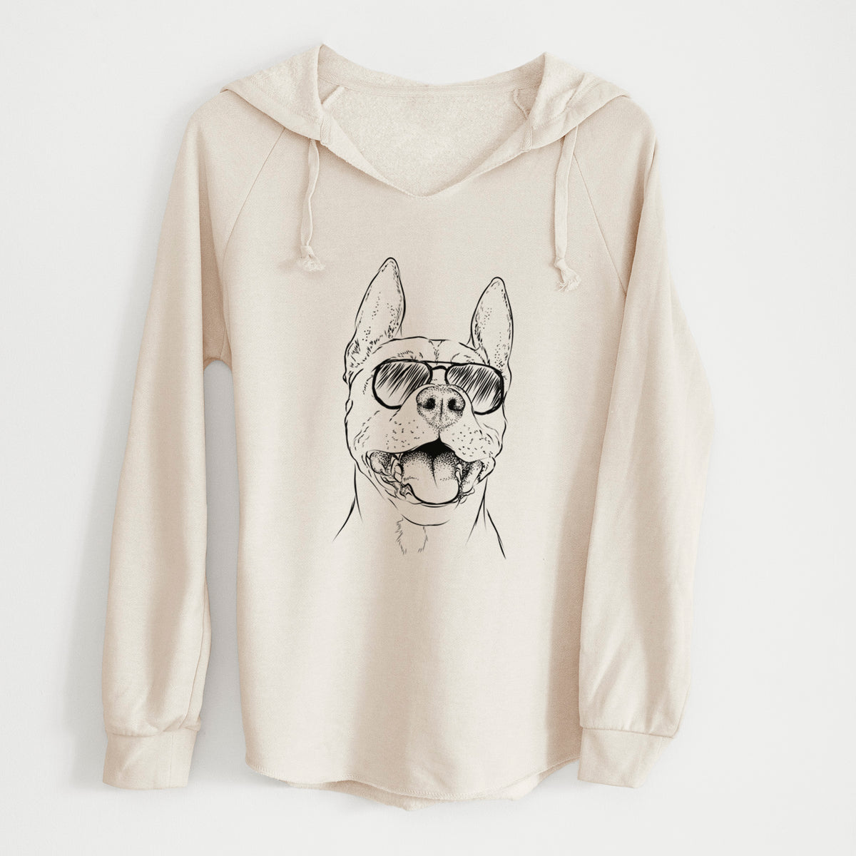 Aviator Wally the Pitbull - Cali Wave Hooded Sweatshirt