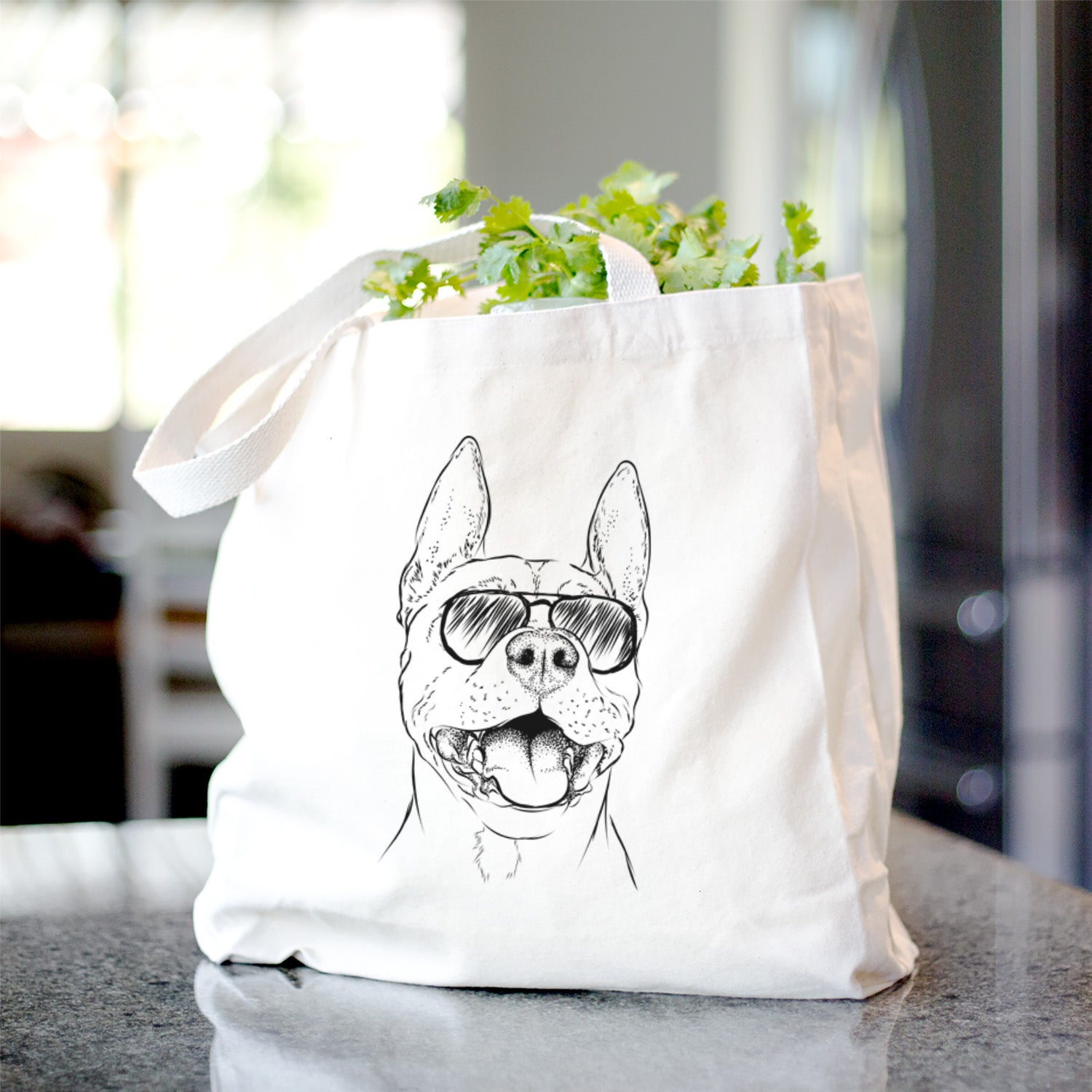Wally the Pitbull - Tote Bag