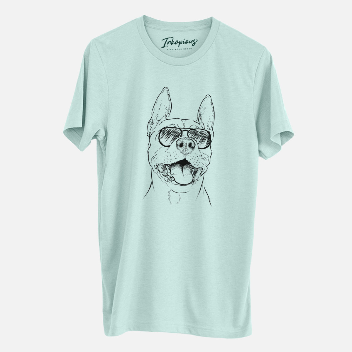 Aviator Wally the Pitbull - Unisex Crewneck