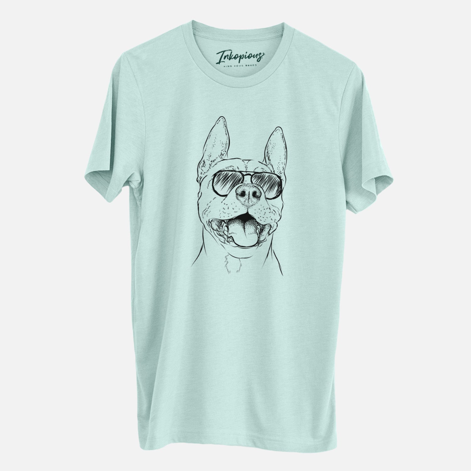 Aviator Wally the Pitbull - Unisex Crewneck