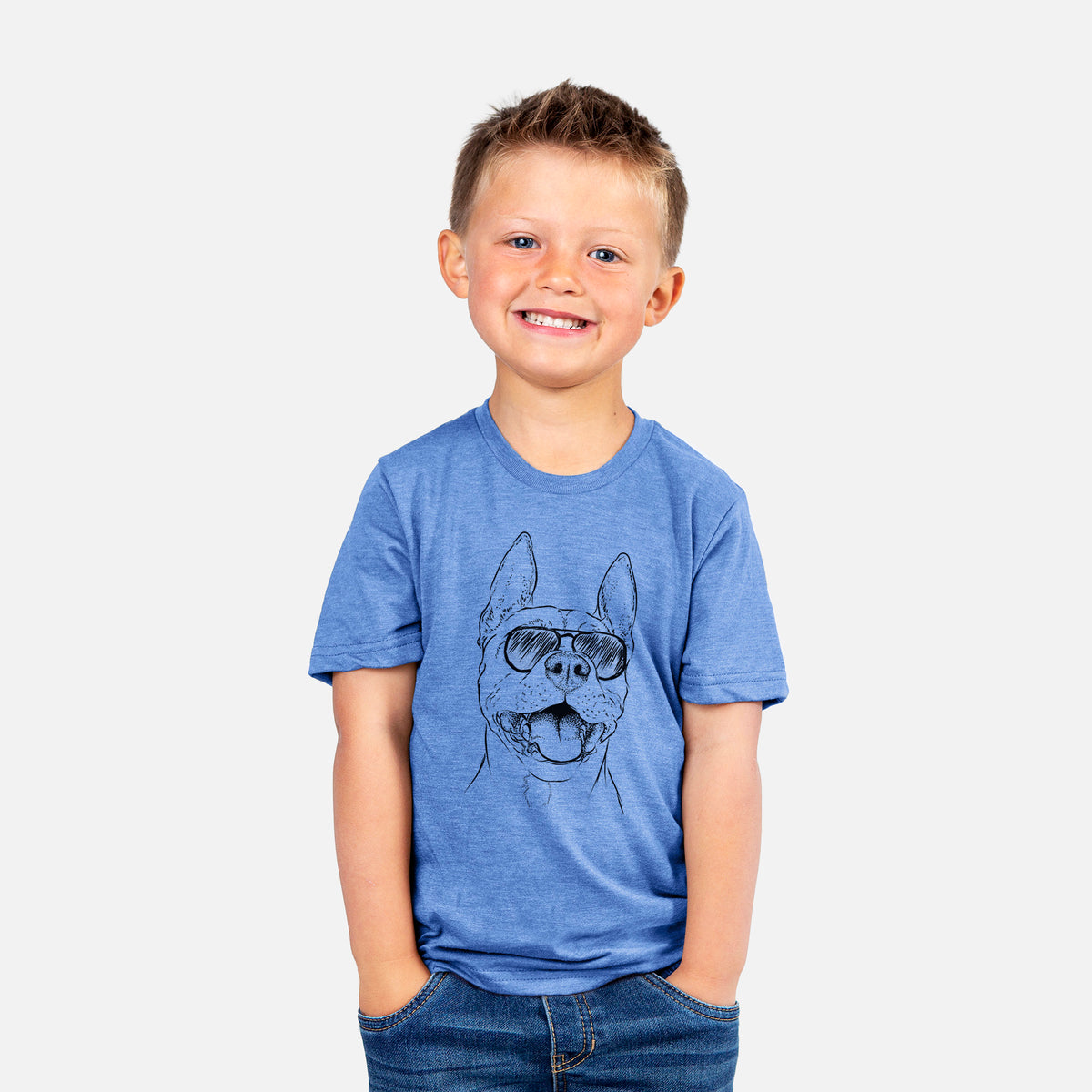 Aviator Wally the Pitbull - Kids/Youth/Toddler Shirt
