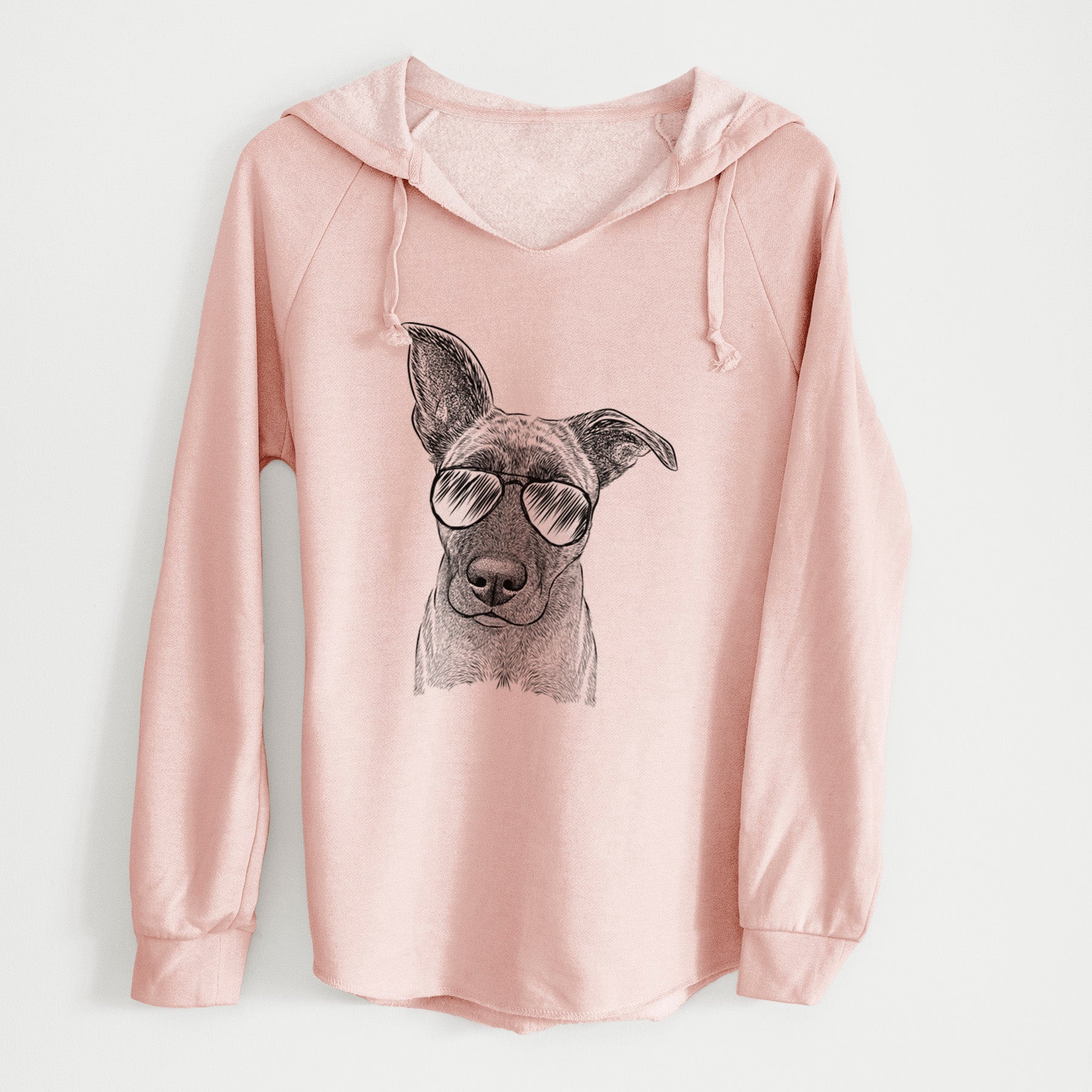 Aviator Zoey the Mixed Breed - Cali Wave Hooded Sweatshirt