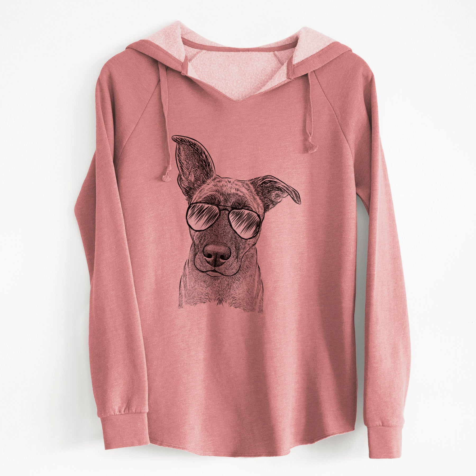 Aviator Zoey the Mixed Breed - Cali Wave Hooded Sweatshirt