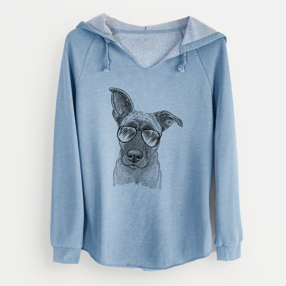 Aviator Zoey the Mixed Breed - Cali Wave Hooded Sweatshirt