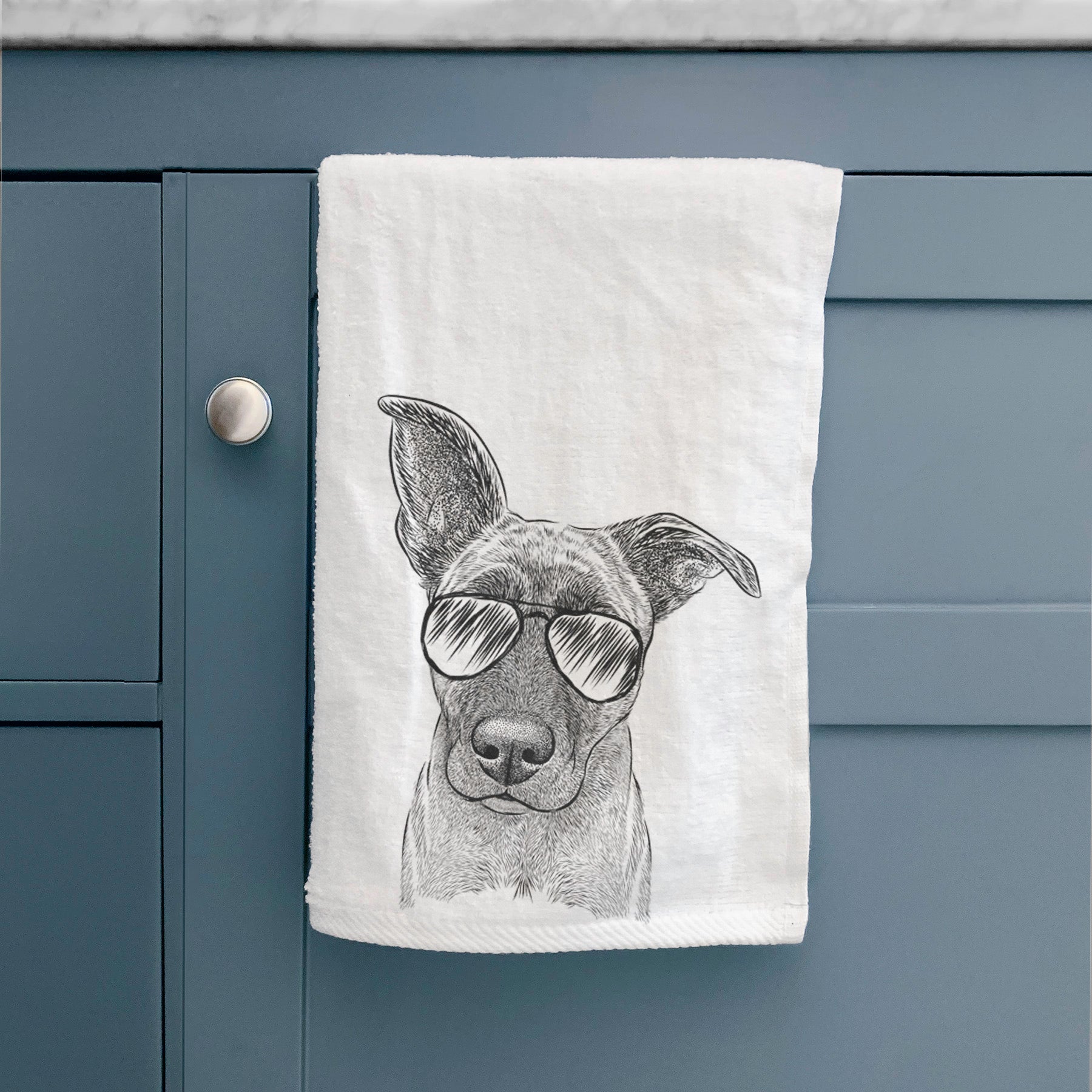 Zoey the Mixed Breed Premium Hand Towel