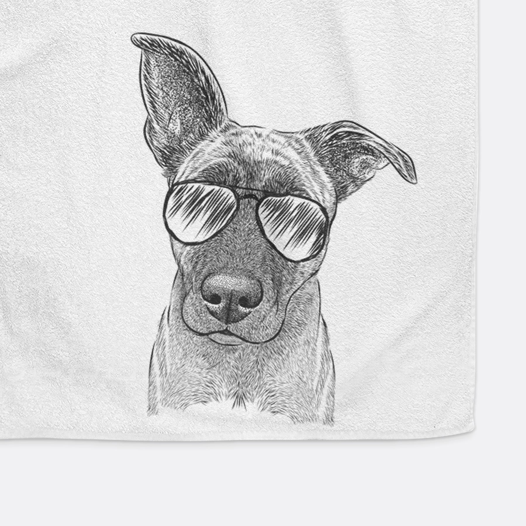 Zoey the Mixed Breed Premium Hand Towel