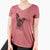 Aviator Zoey the Mixed Breed - Women's V-neck Shirt