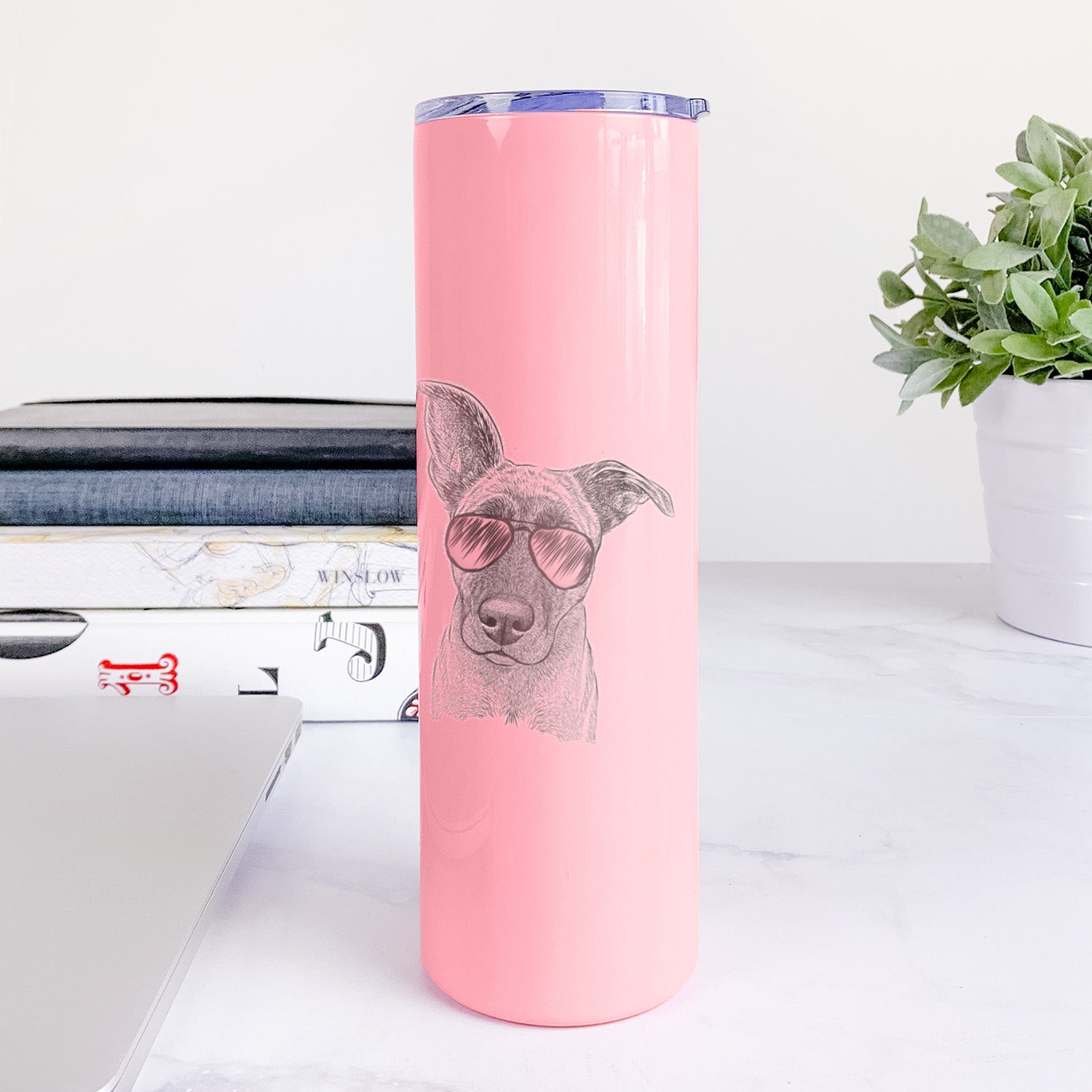 Zoey the Mixed Breed - 20oz Skinny Tumbler