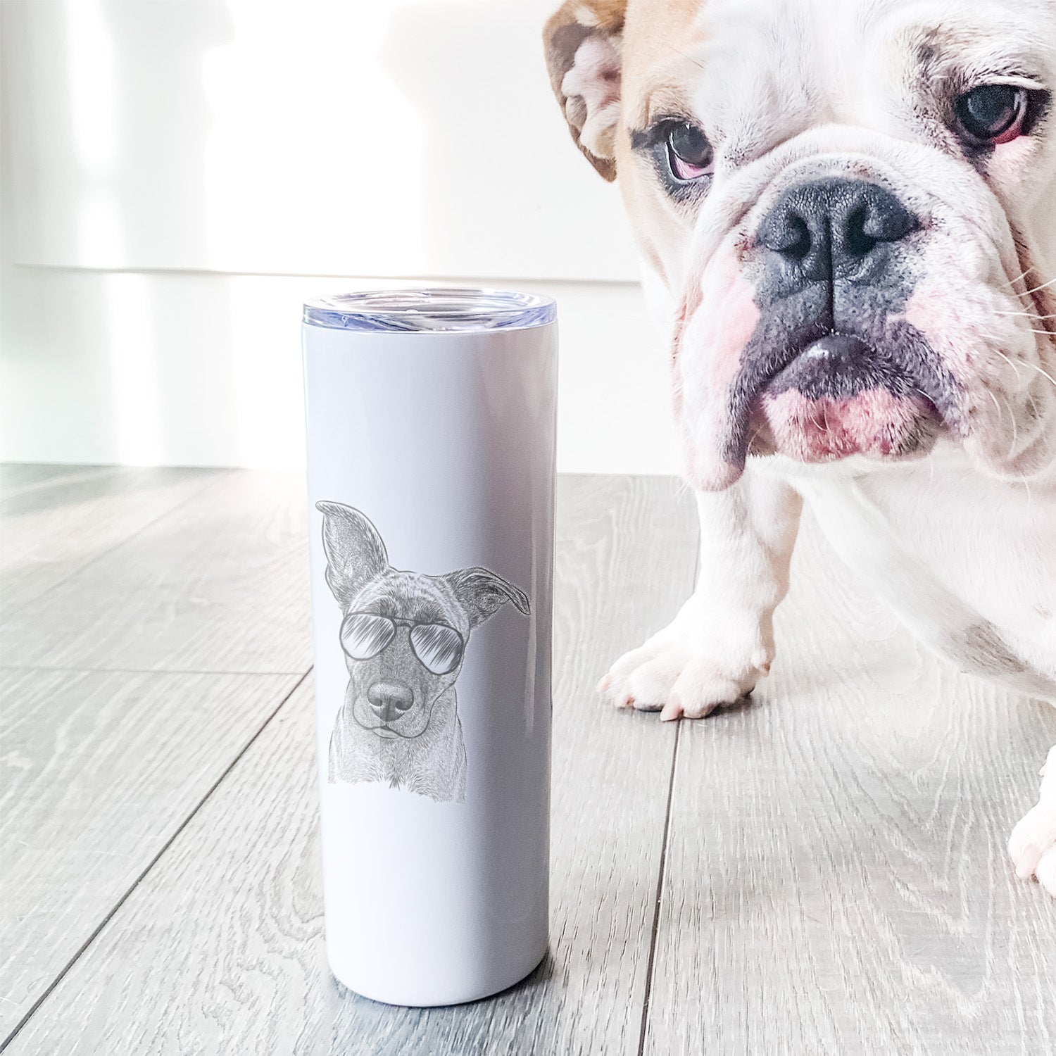 Zoey the Mixed Breed - 20oz Skinny Tumbler