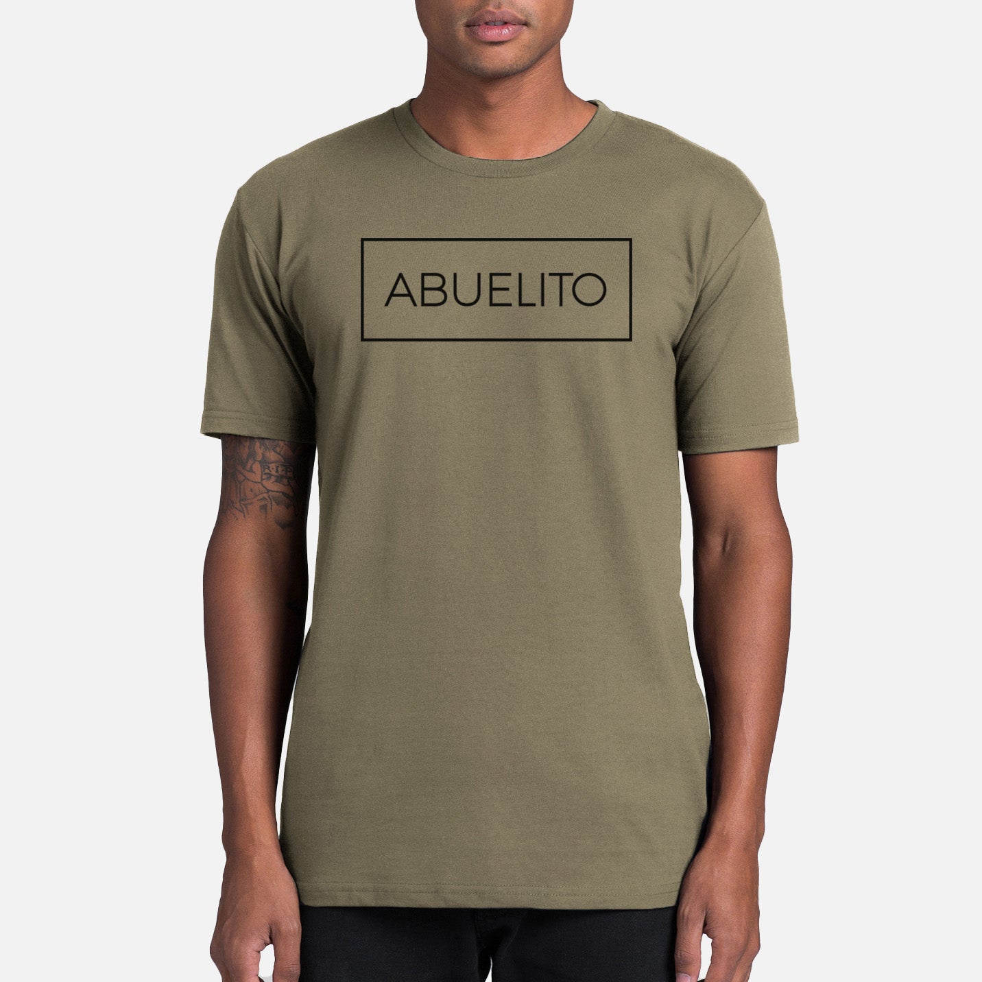 Abuelito Boxed - 1 Line - Mens Everyday Staple Tee