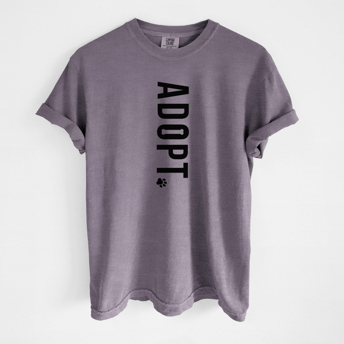 Adopt. - Unisex Comfort Colors Garment-Dyed Heavyweight T-shirt in Wine