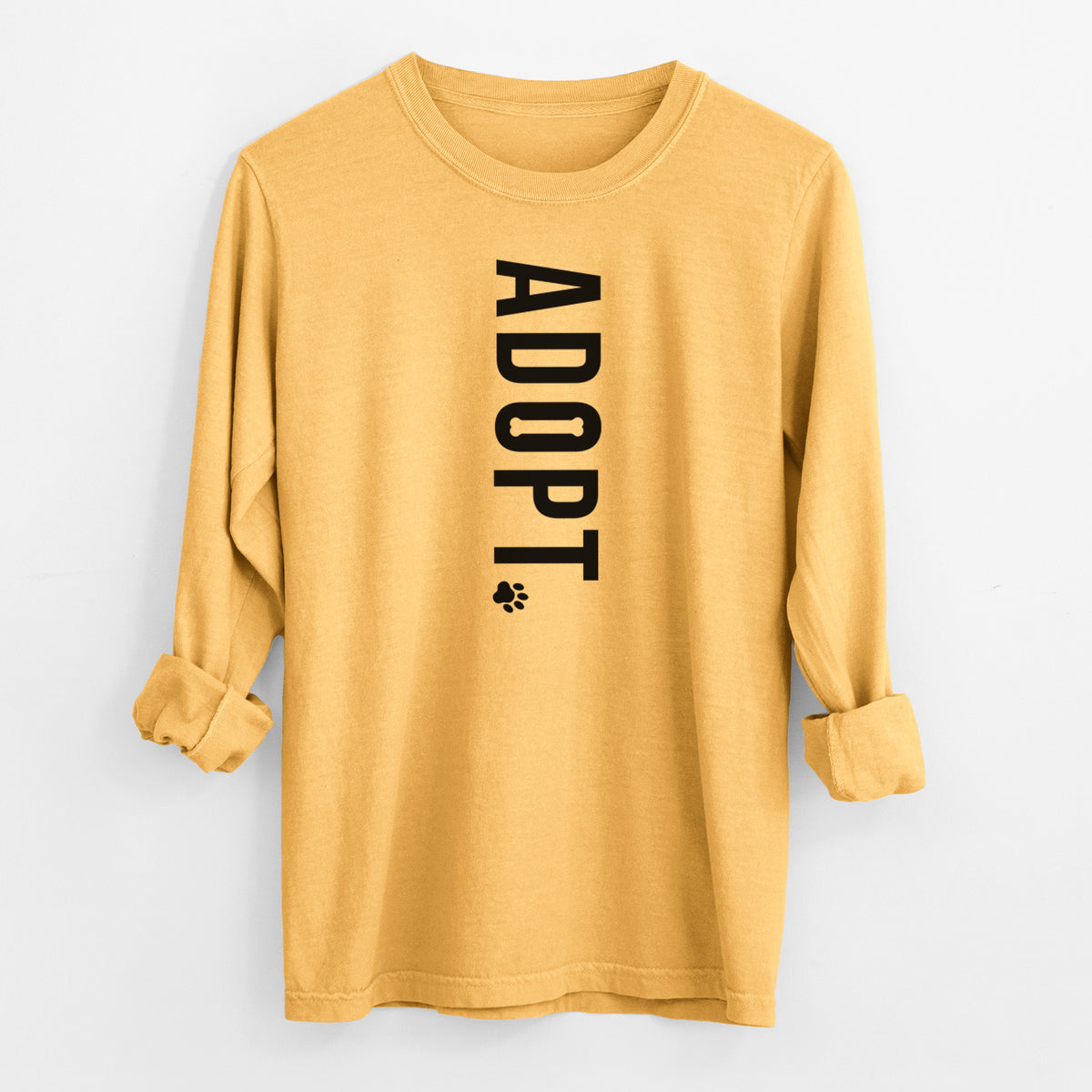 Adopt. - Men's Heavyweight 100% Cotton Long Sleeve