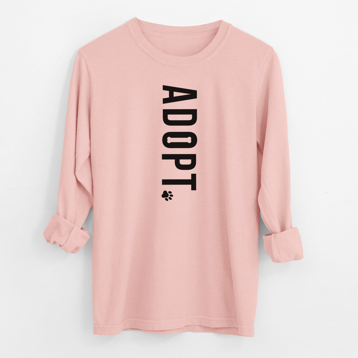 Adopt. - Men's Heavyweight 100% Cotton Long Sleeve