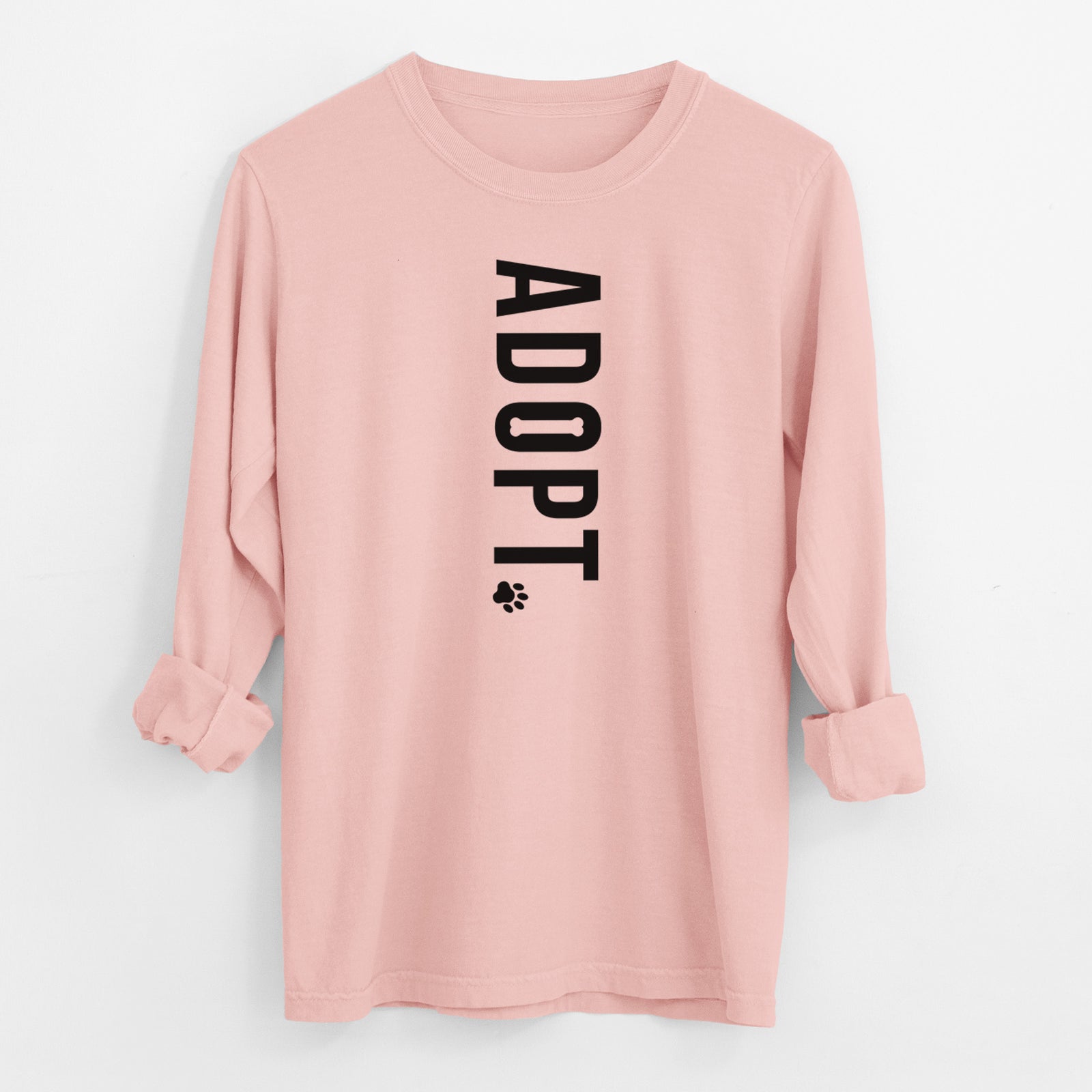 Adopt. - Men's Heavyweight 100% Cotton Long Sleeve