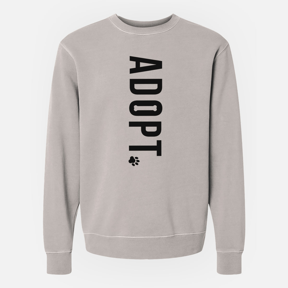 Adopt. - Unisex Pigment Dyed Crew Sweatshirt