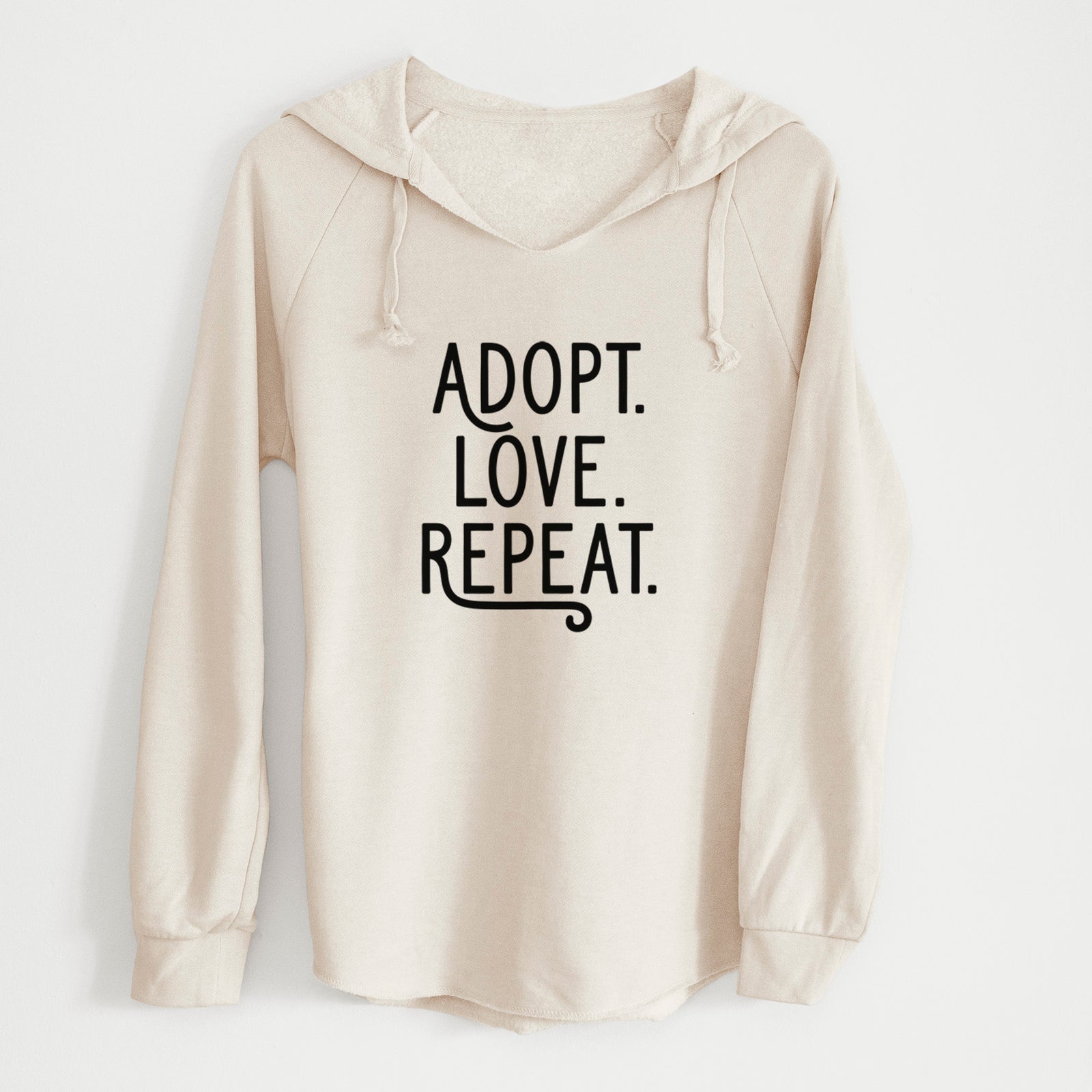 Adopt Love Repeat - Cali Wave Hooded Sweatshirt