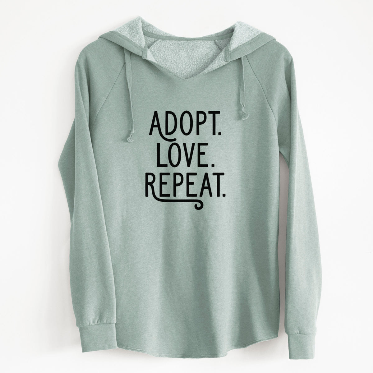 Adopt Love Repeat - Cali Wave Hooded Sweatshirt