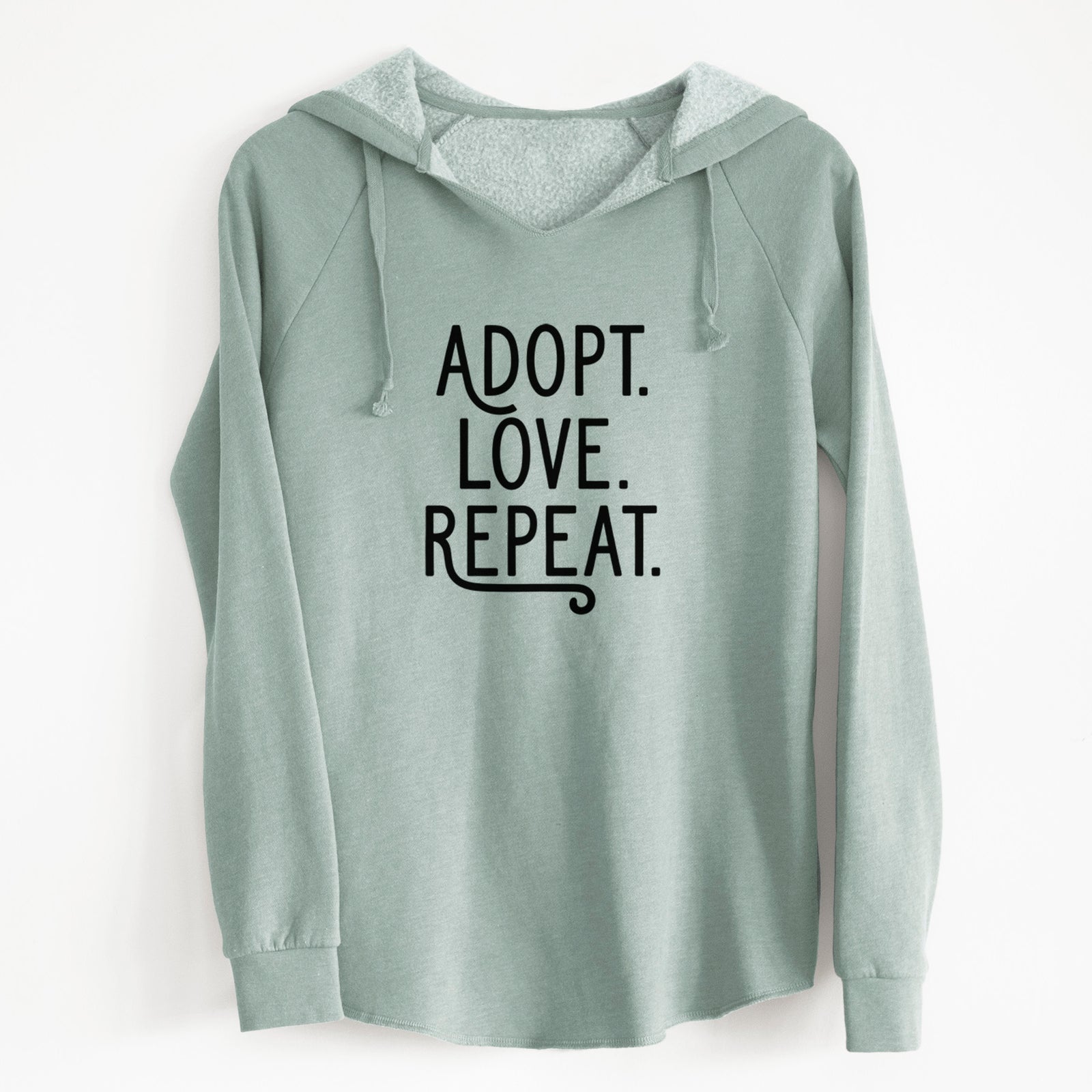 Adopt Love Repeat - Cali Wave Hooded Sweatshirt