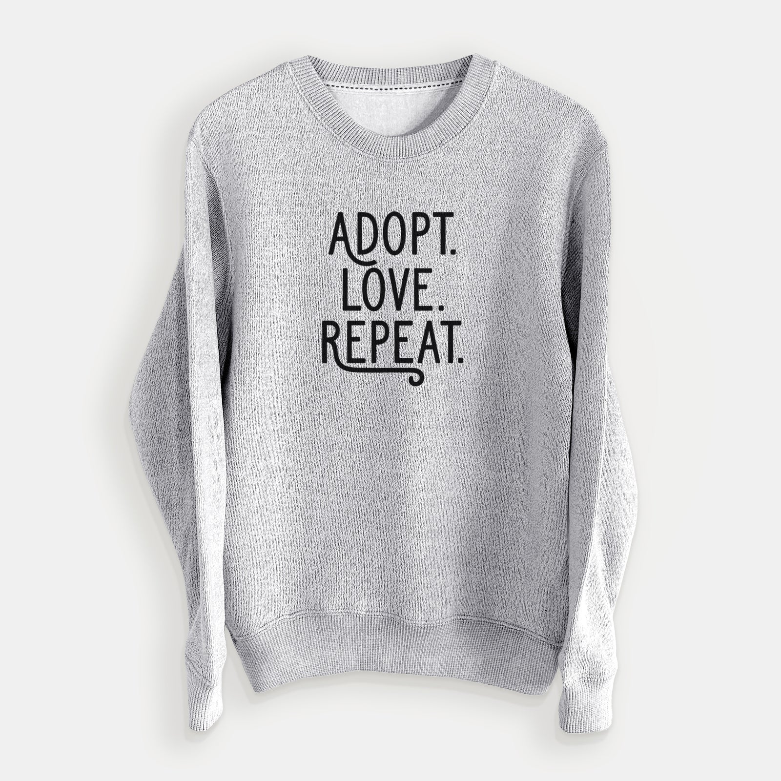 Adopt Love Repeat - Knit Sweatshirt