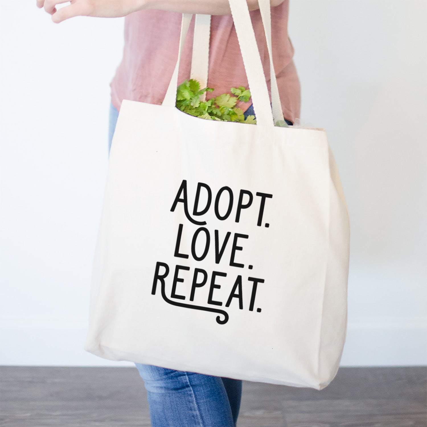 Adopt Love Repeat- Tote Bag