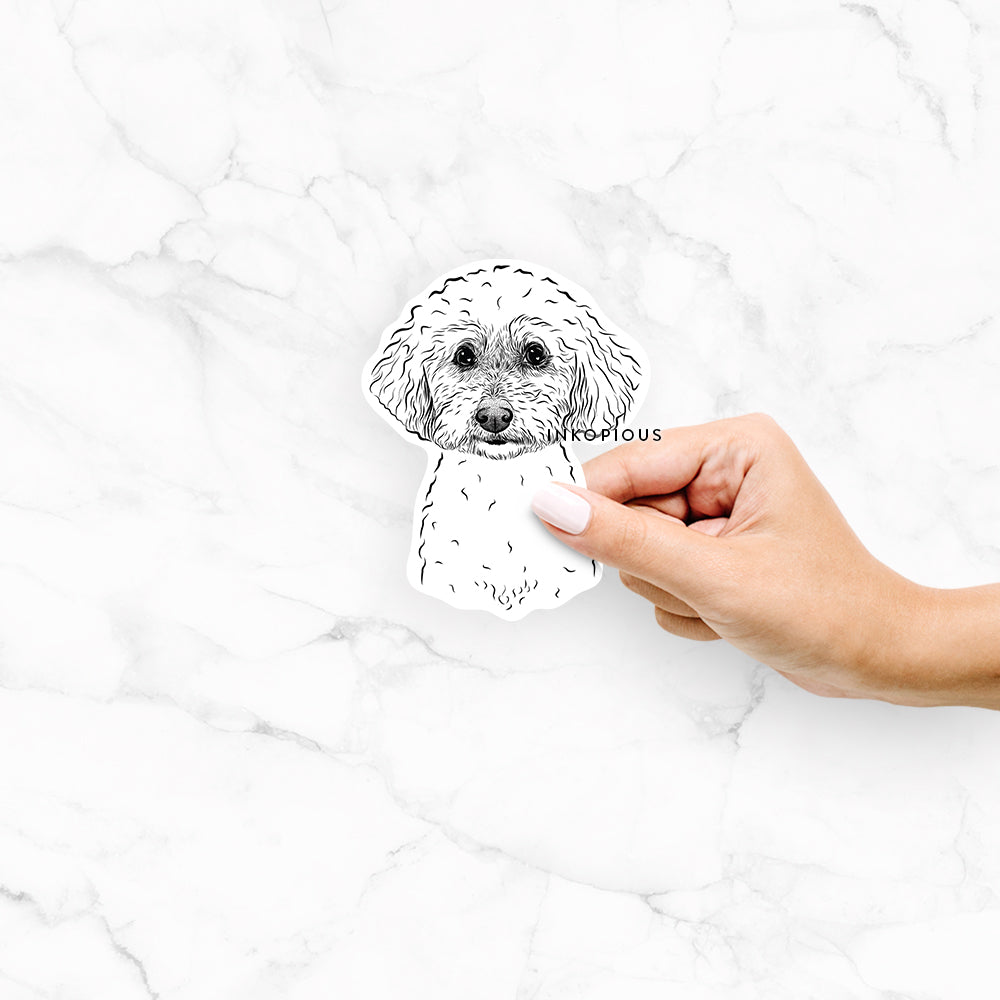 Stitch the Bichonpoo - Decal Sticker