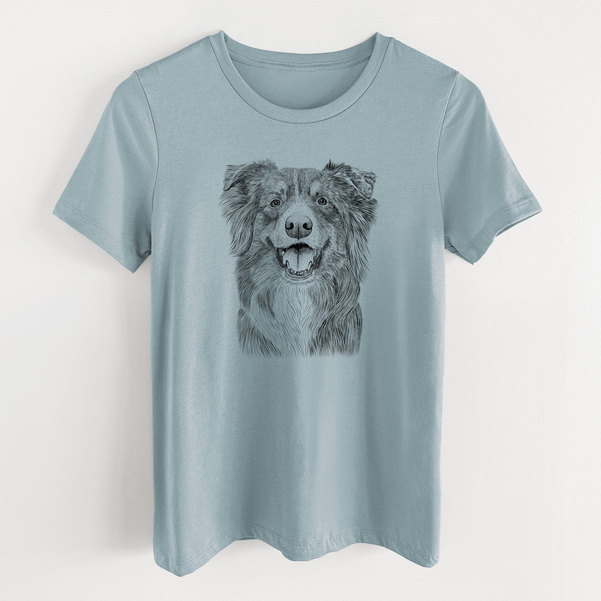 Bare Aussie Parker the Australian Shepherd - Women's Lightweight Relaxed Fit 100% Cotton Crewneck