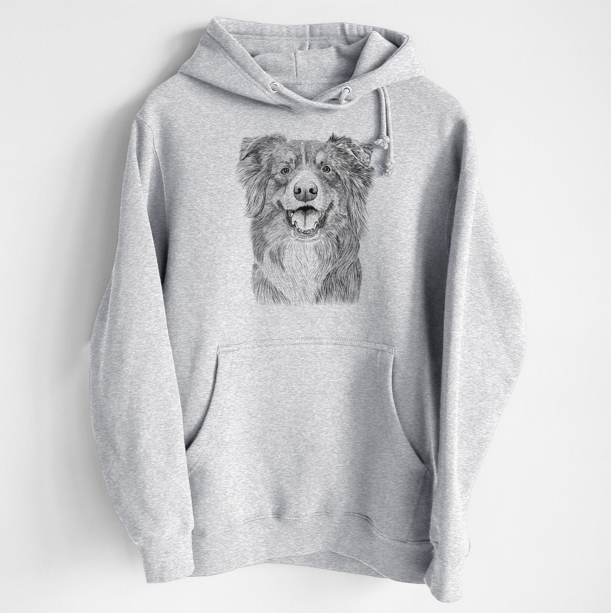 Aussie Parker the Australian Shepherd- Heavyweight Fleece Hoodie