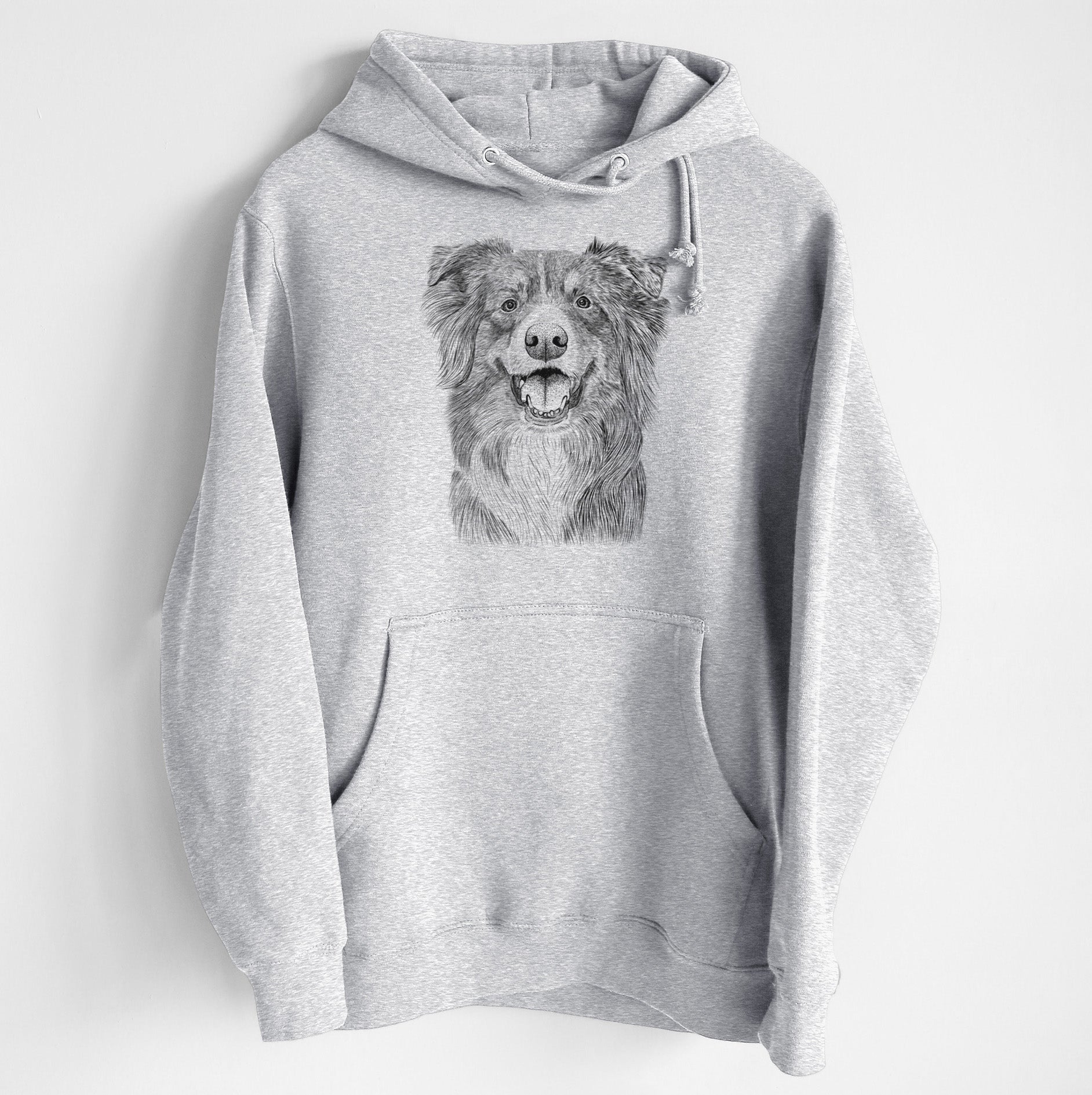 Aussie Parker the Australian Shepherd- Heavyweight Fleece Hoodie