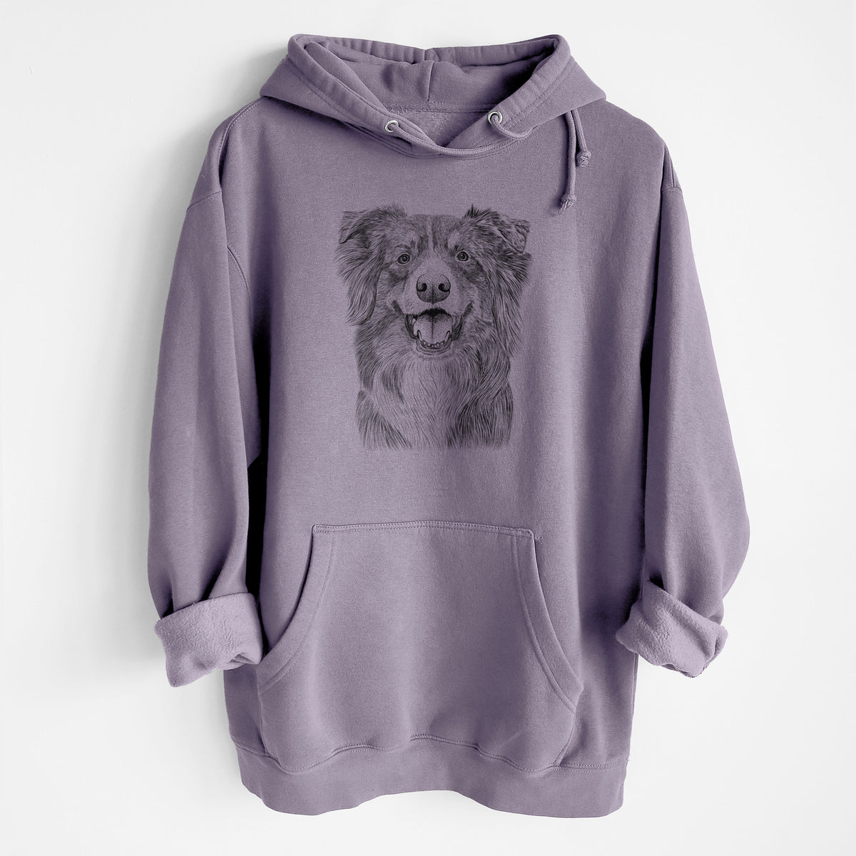 Aussie Parker the Australian Shepherd- Heavyweight Fleece Hoodie