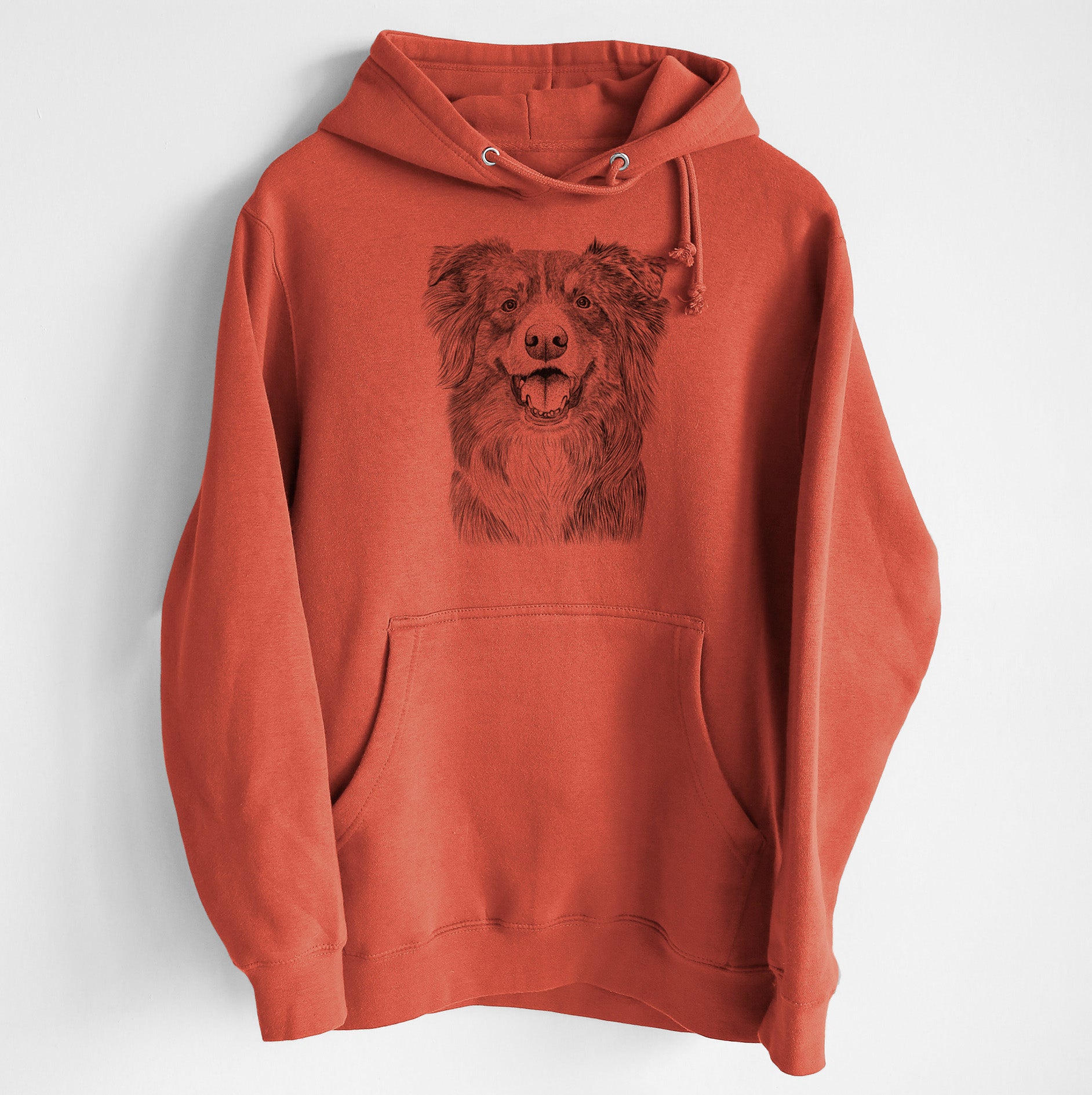 Aussie Parker the Australian Shepherd- Heavyweight Fleece Hoodie