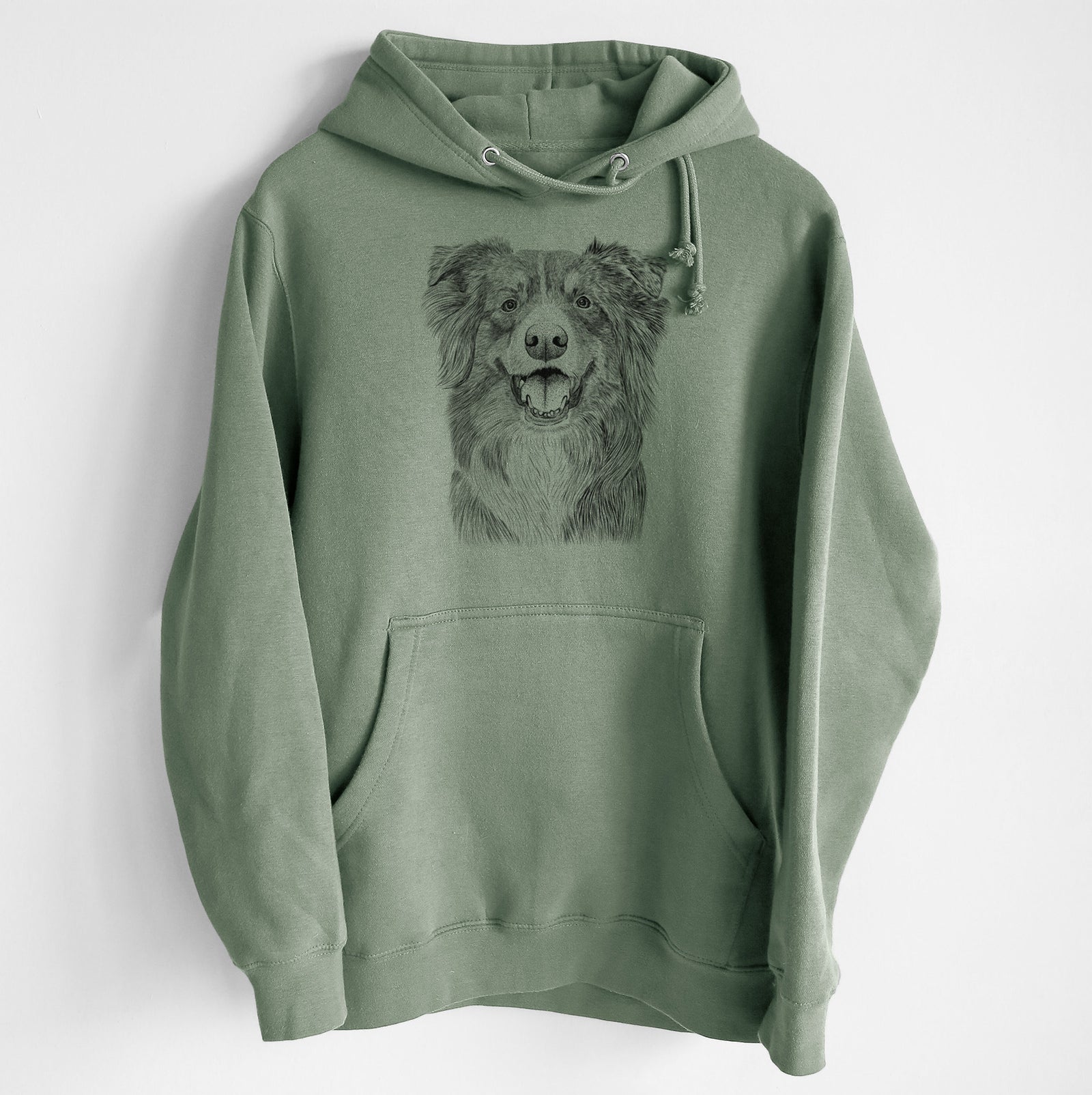 Aussie Parker the Australian Shepherd- Heavyweight Fleece Hoodie