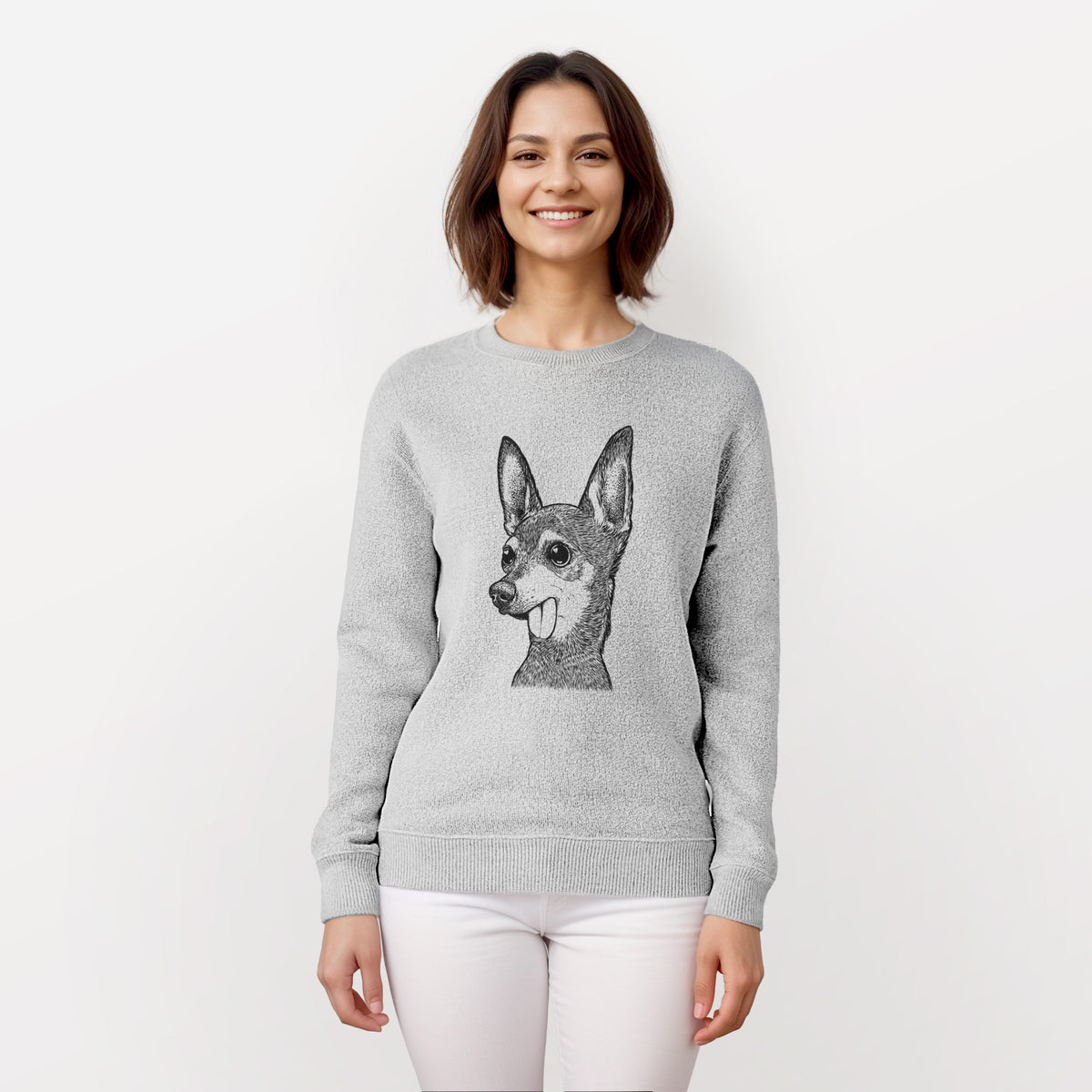 Aaron the Chihuahua - Knit Sweatshirt