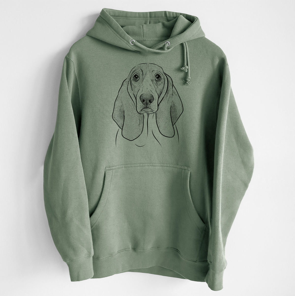 Addison the Basset Hound- Heavyweight Fleece Hoodie