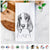 Aline the Irish Red and White Setter Tea Towel