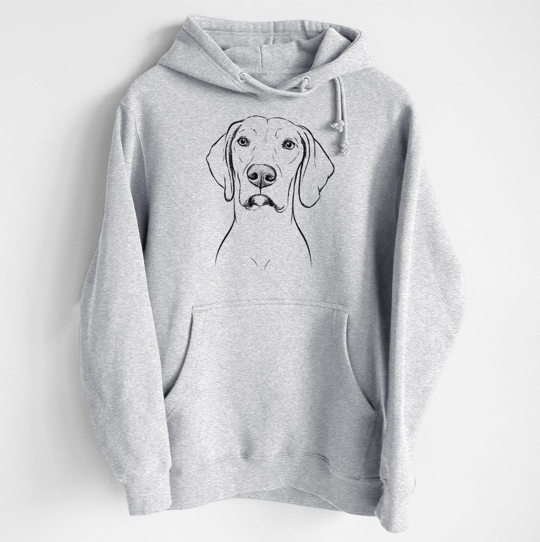 Almond the Vizmaraner- Heavyweight Fleece Hoodie