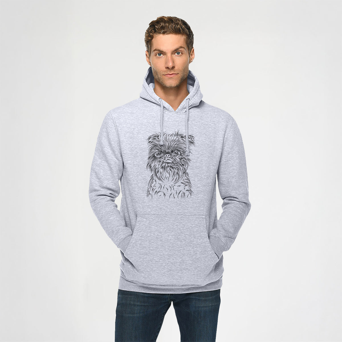 Alo the Brussels Griffon- Heavyweight Fleece Hoodie