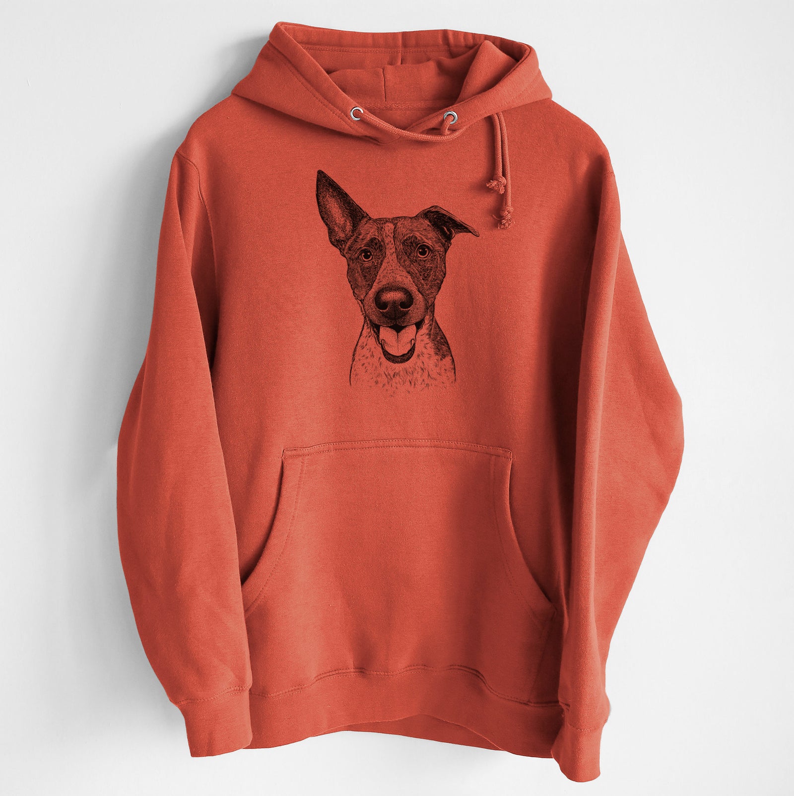 Amigo the Heeler Mix- Heavyweight Fleece Hoodie