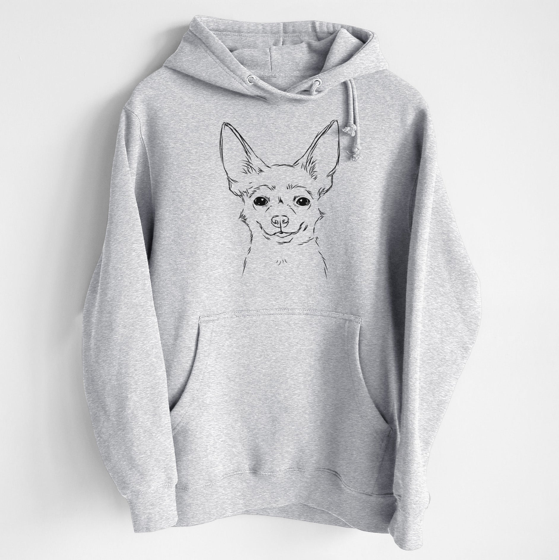 Amos the Chihuahua- Heavyweight Fleece Hoodie