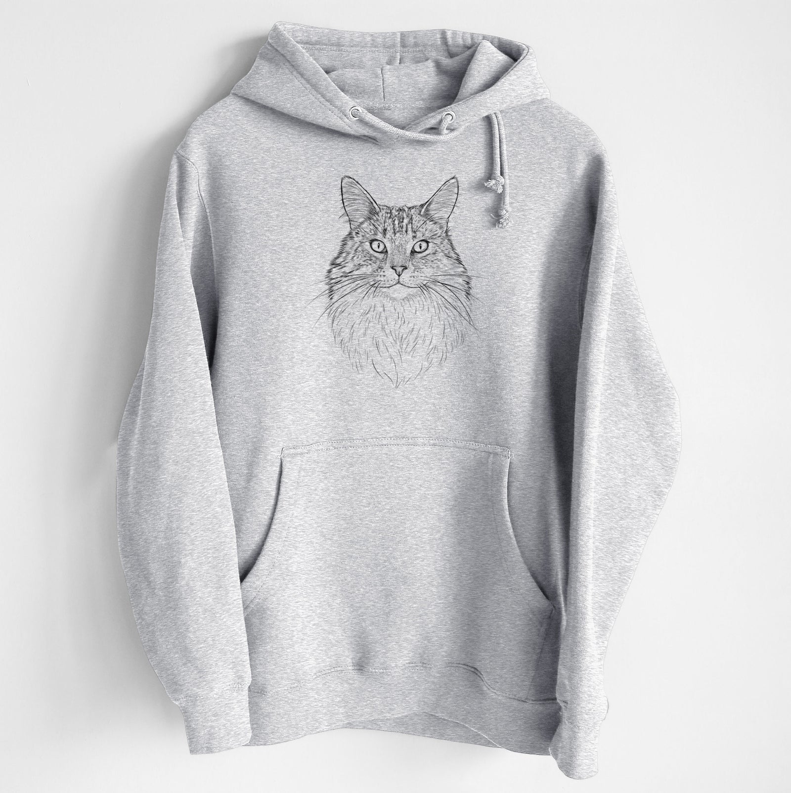 Angel the Maine Coon Cat- Heavyweight Fleece Hoodie