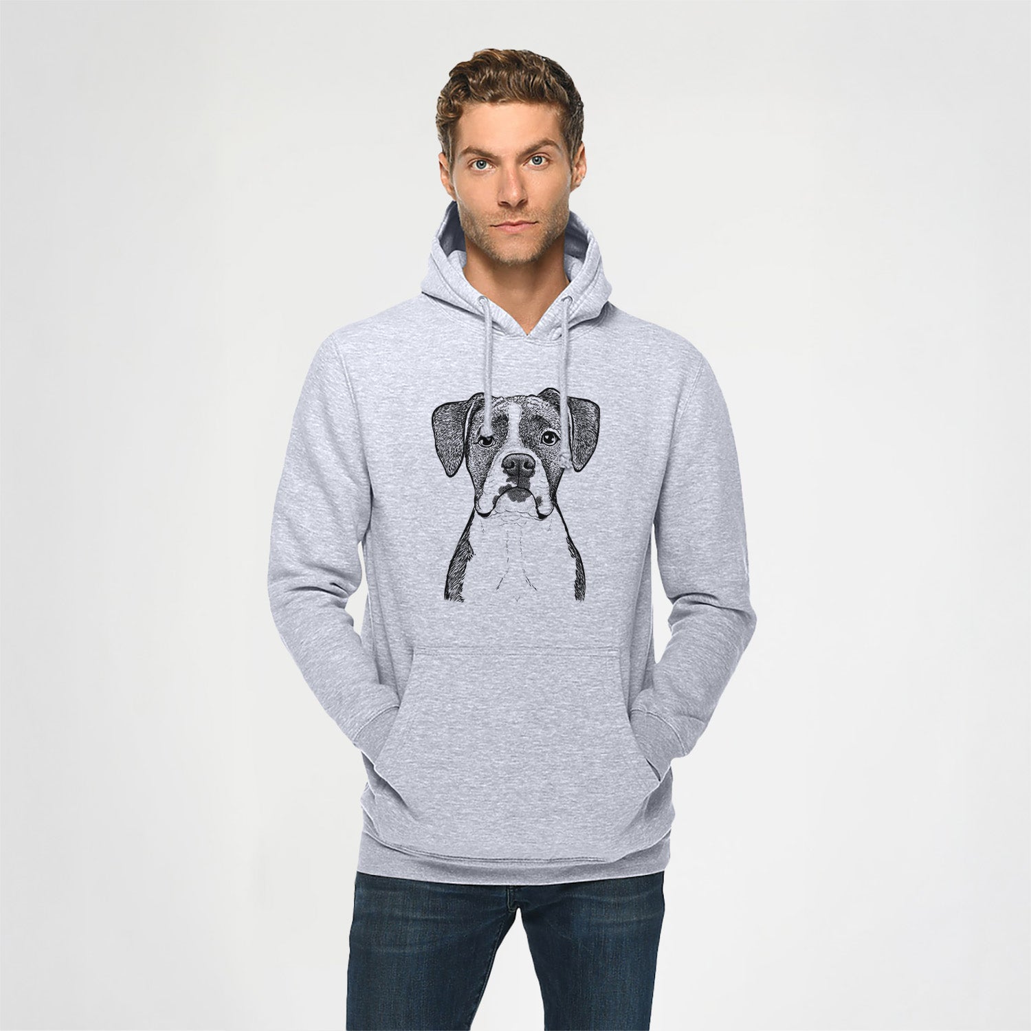 Annie the Boxer- Heavyweight Fleece Hoodie