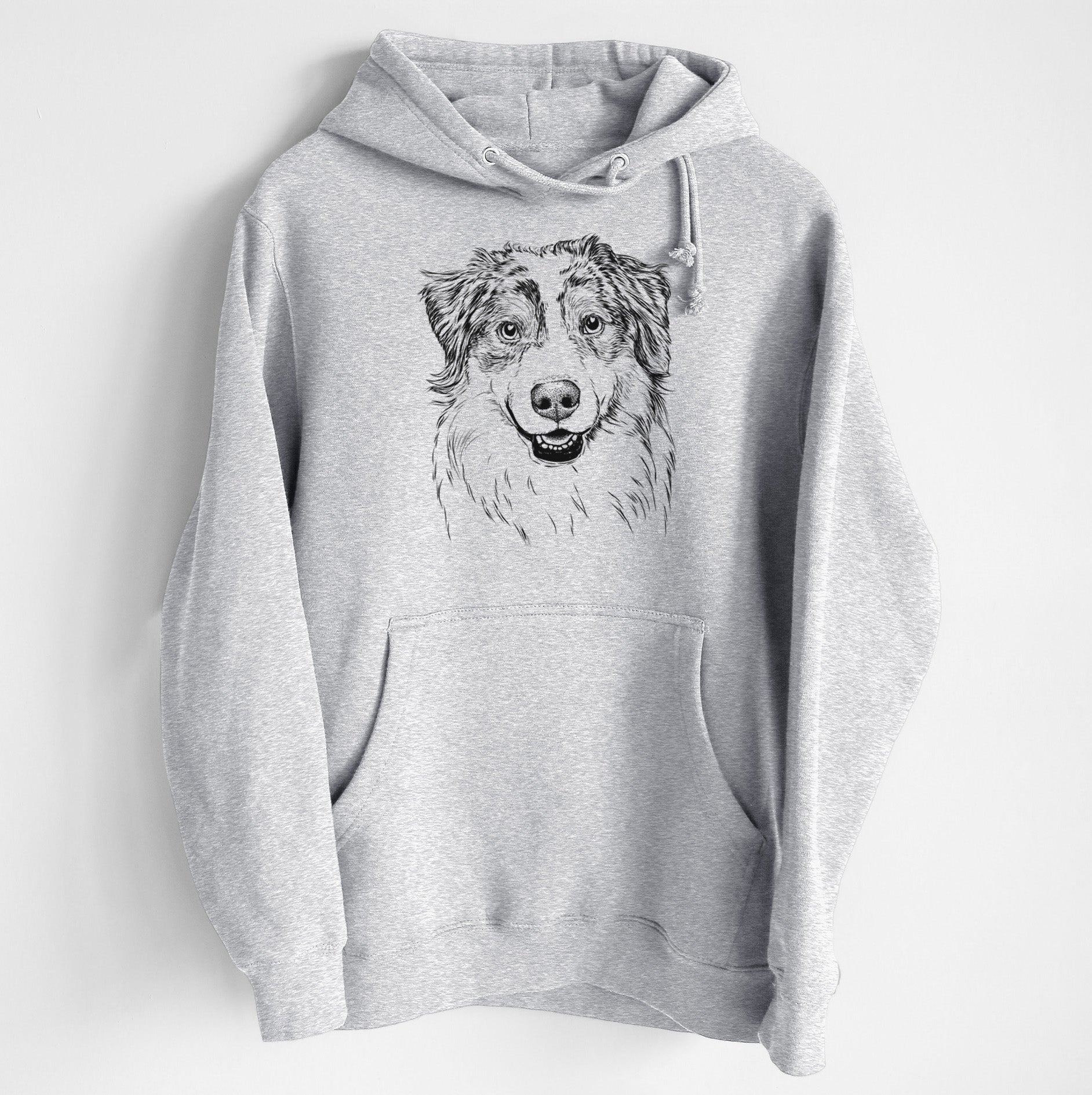 Aonghus the Australian Shepherd- Heavyweight Fleece Hoodie