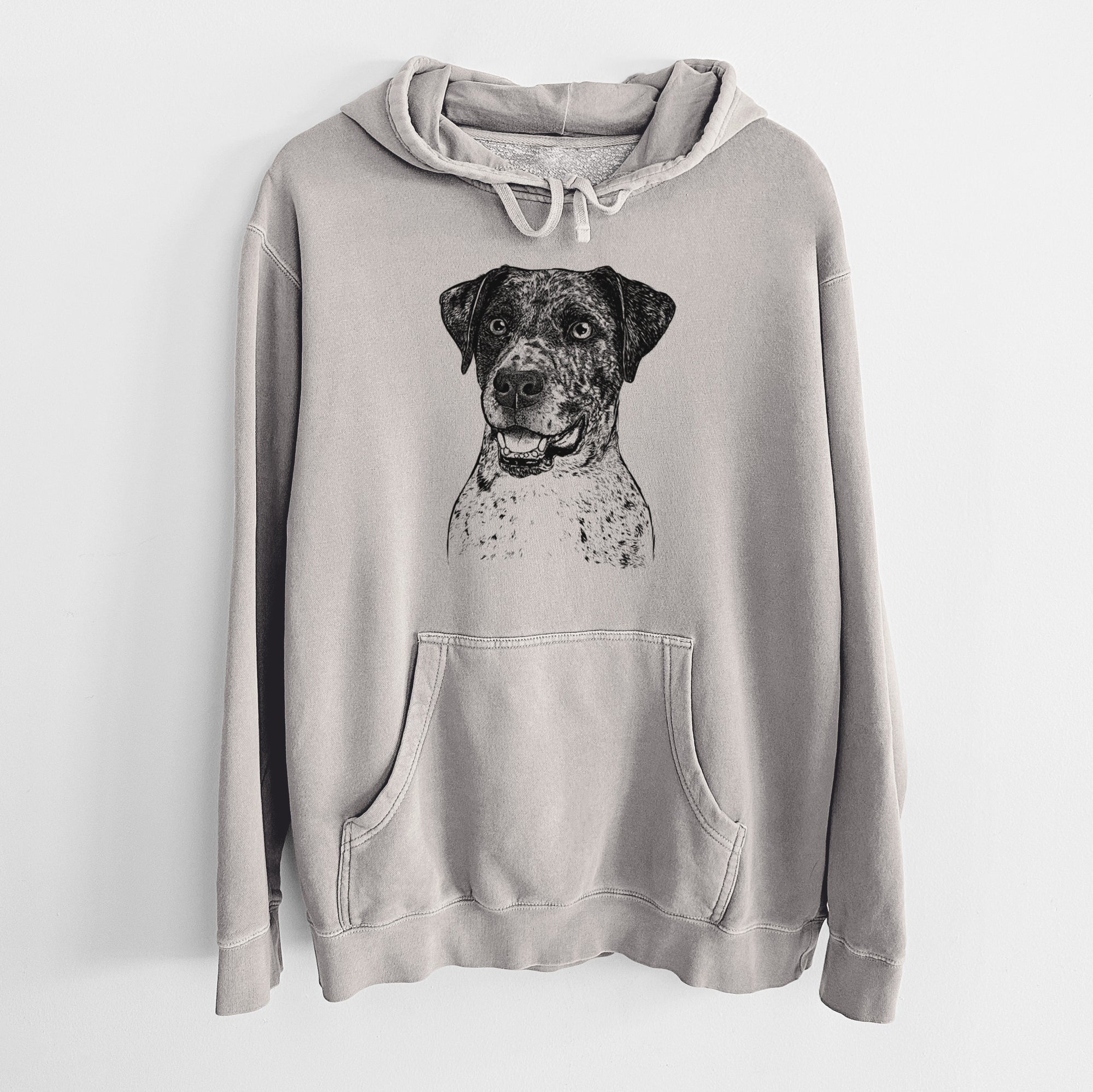 Bare Argos the Catahoula - Unisex Pigment Dyed Hoodie