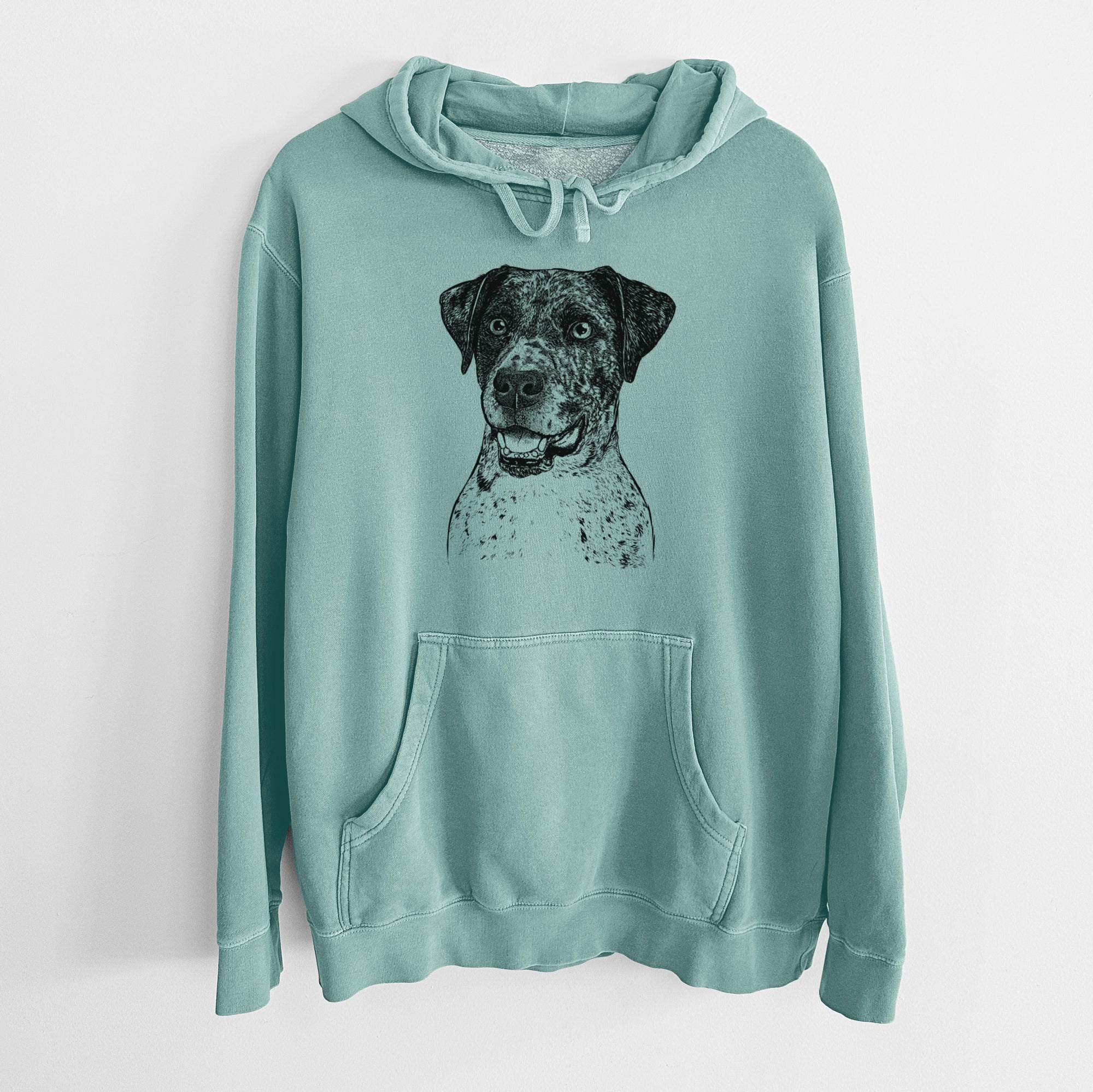 Bare Argos the Catahoula - Unisex Pigment Dyed Hoodie