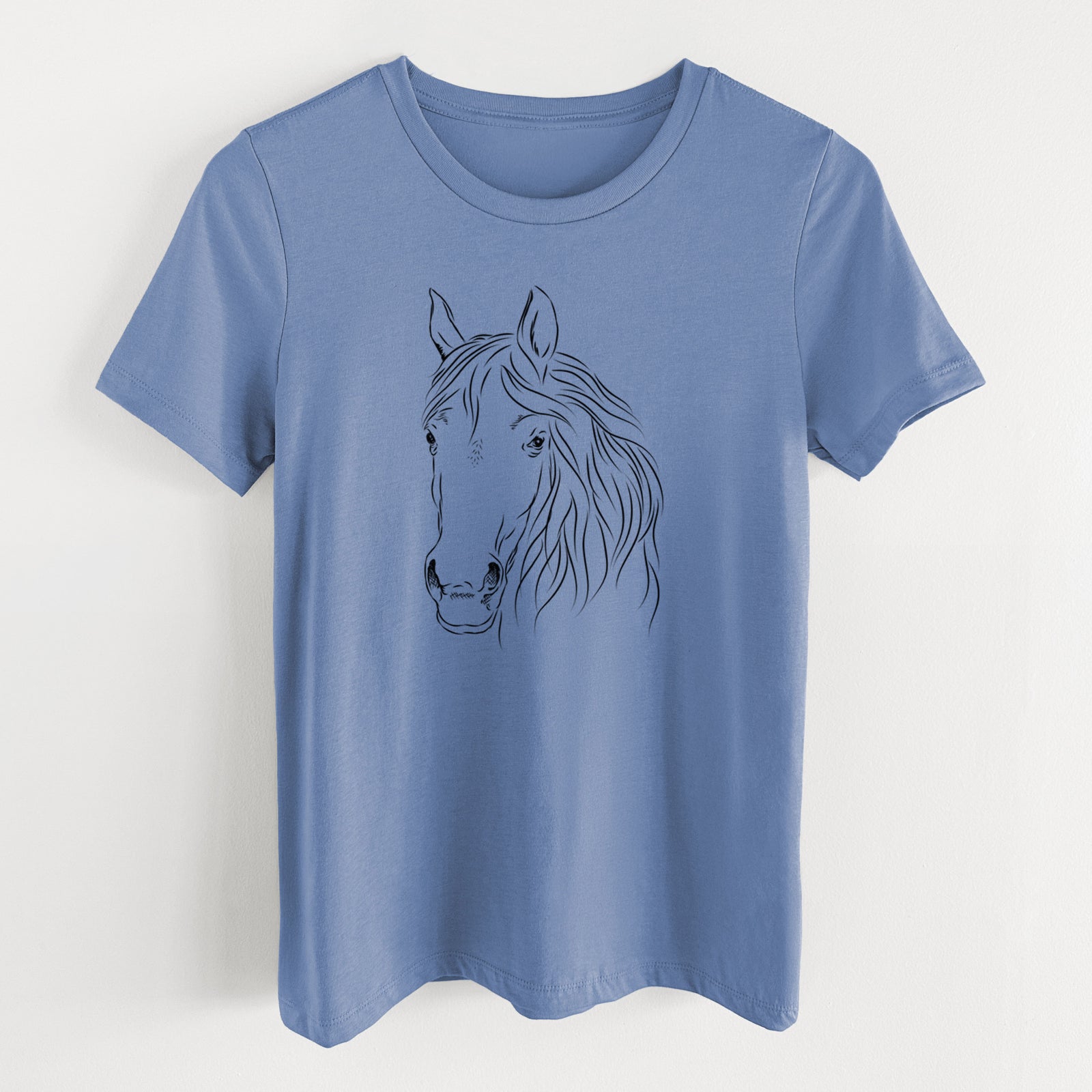 Bare Aria the Horse - Women's Lightweight Relaxed Fit 100% Cotton Crewneck
