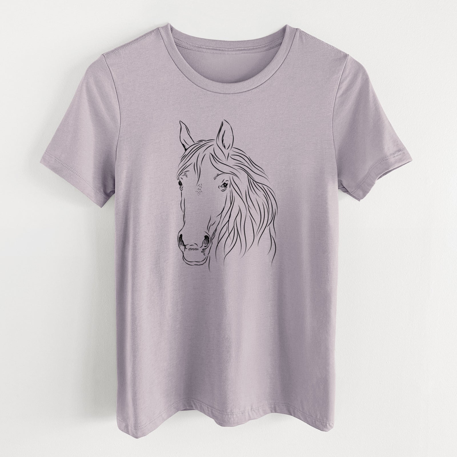 Bare Aria the Horse - Women's Lightweight Relaxed Fit 100% Cotton Crewneck