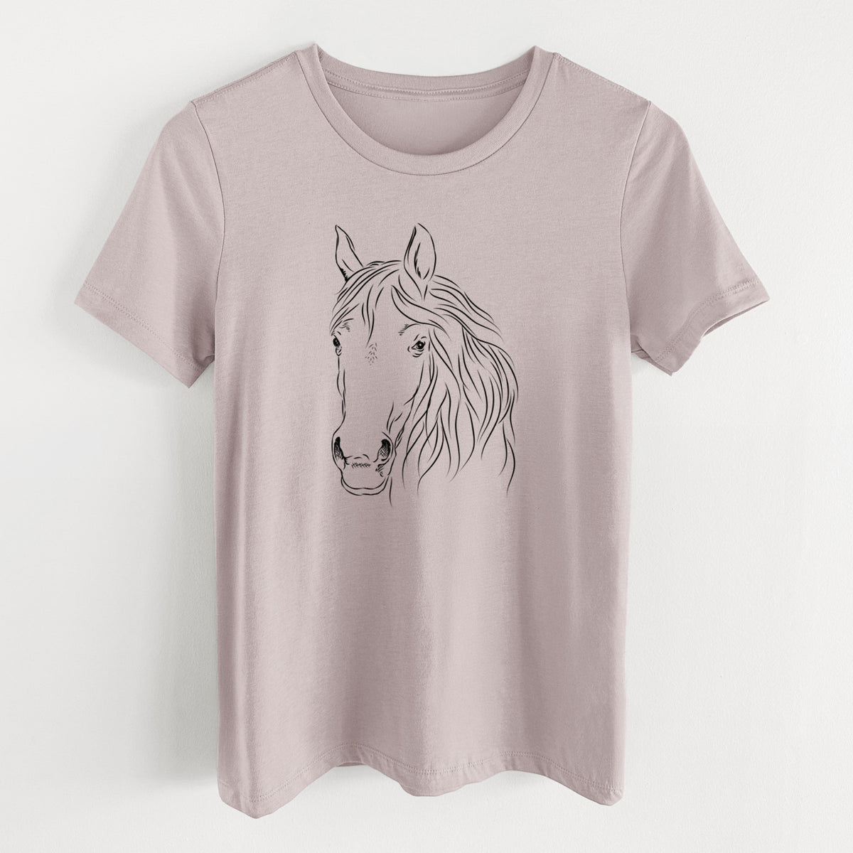 Bare Aria the Horse - Women's Lightweight Relaxed Fit 100% Cotton Crewneck