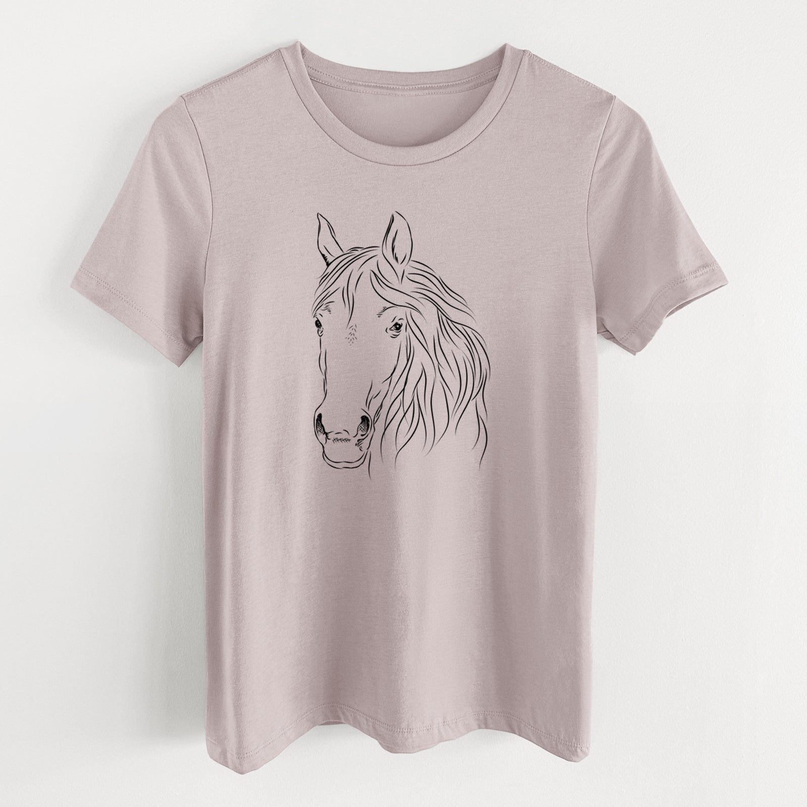 Bare Aria the Horse - Women's Lightweight Relaxed Fit 100% Cotton Crewneck