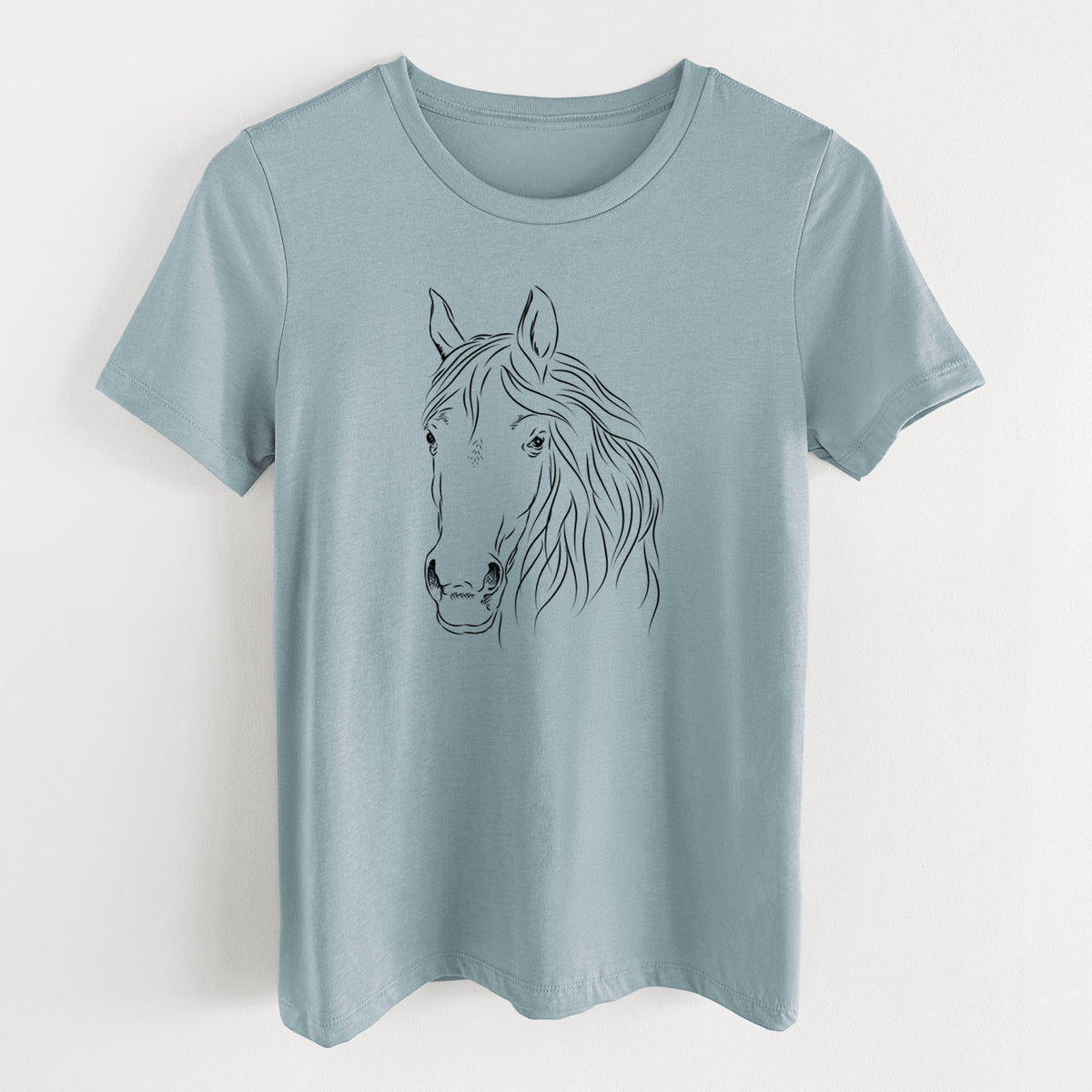Bare Aria the Horse - Women's Lightweight Relaxed Fit 100% Cotton Crewneck
