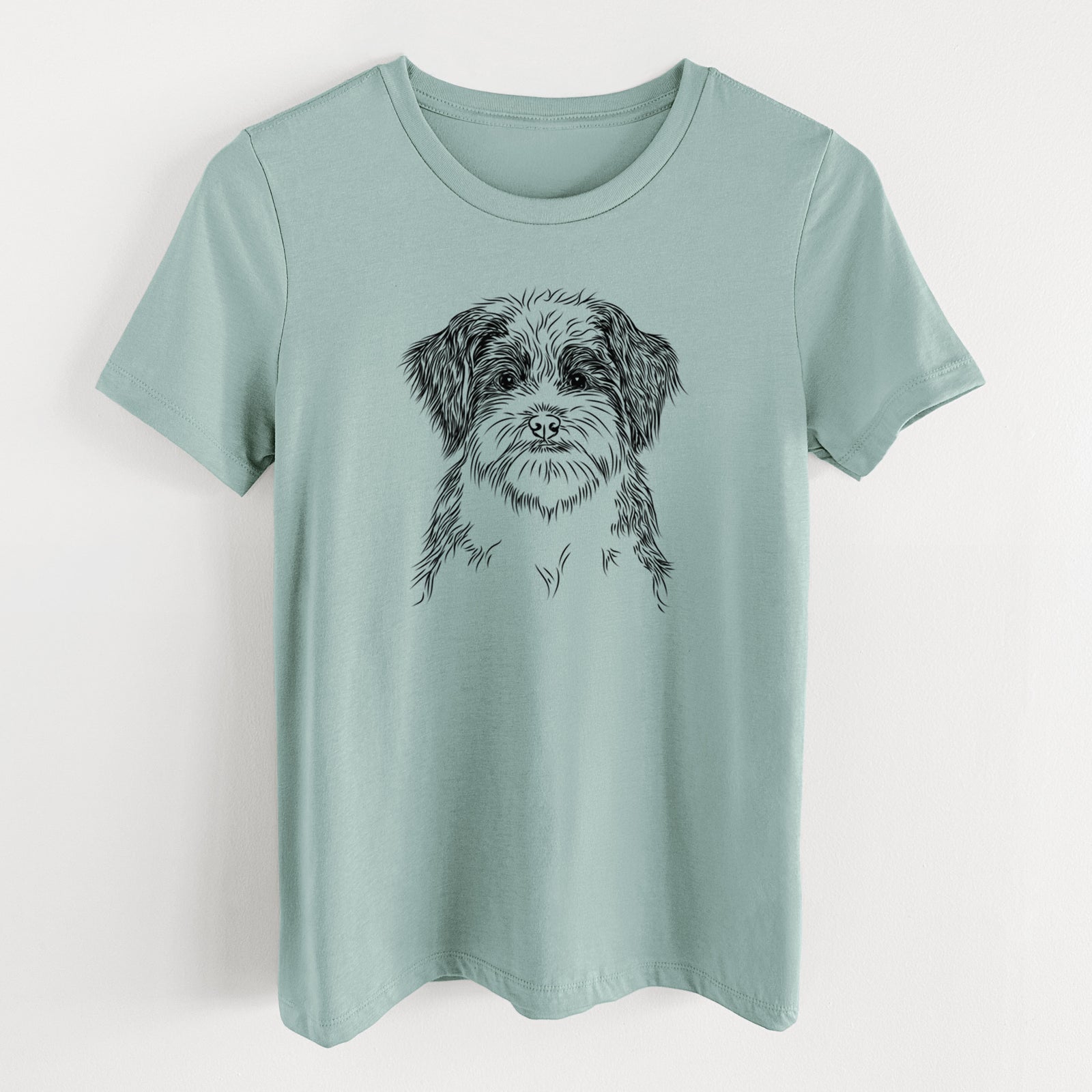 Bare Asa the Havanese - Women's Lightweight Relaxed Fit 100% Cotton Crewneck